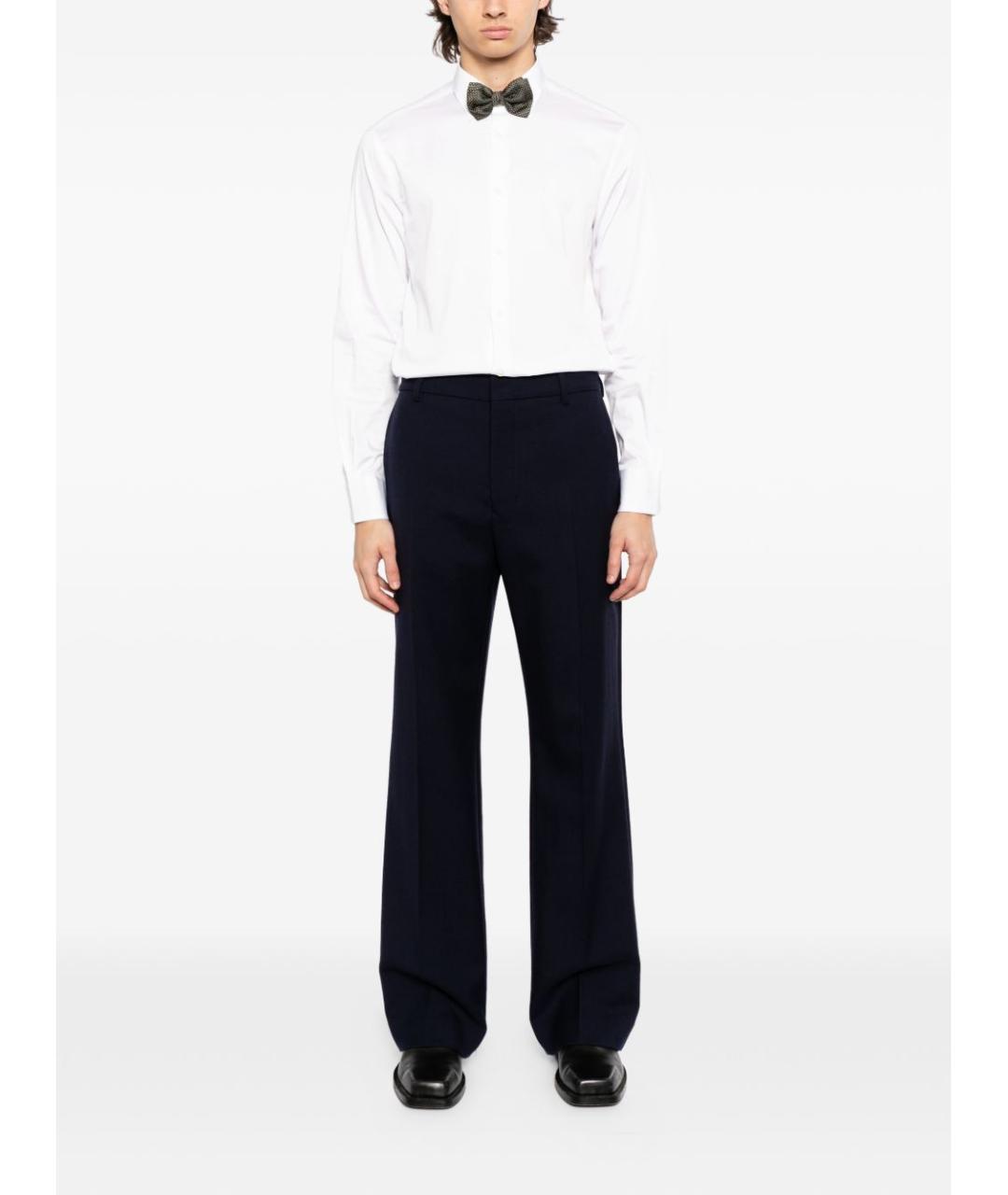 EMPORIO ARMANI Белая хлопковая классическая рубашка, фото 3