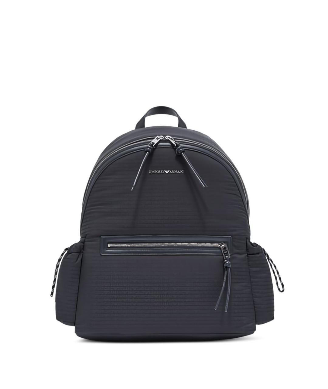 EMPORIO ARMANI Черный синтетический рюкзак, фото 1