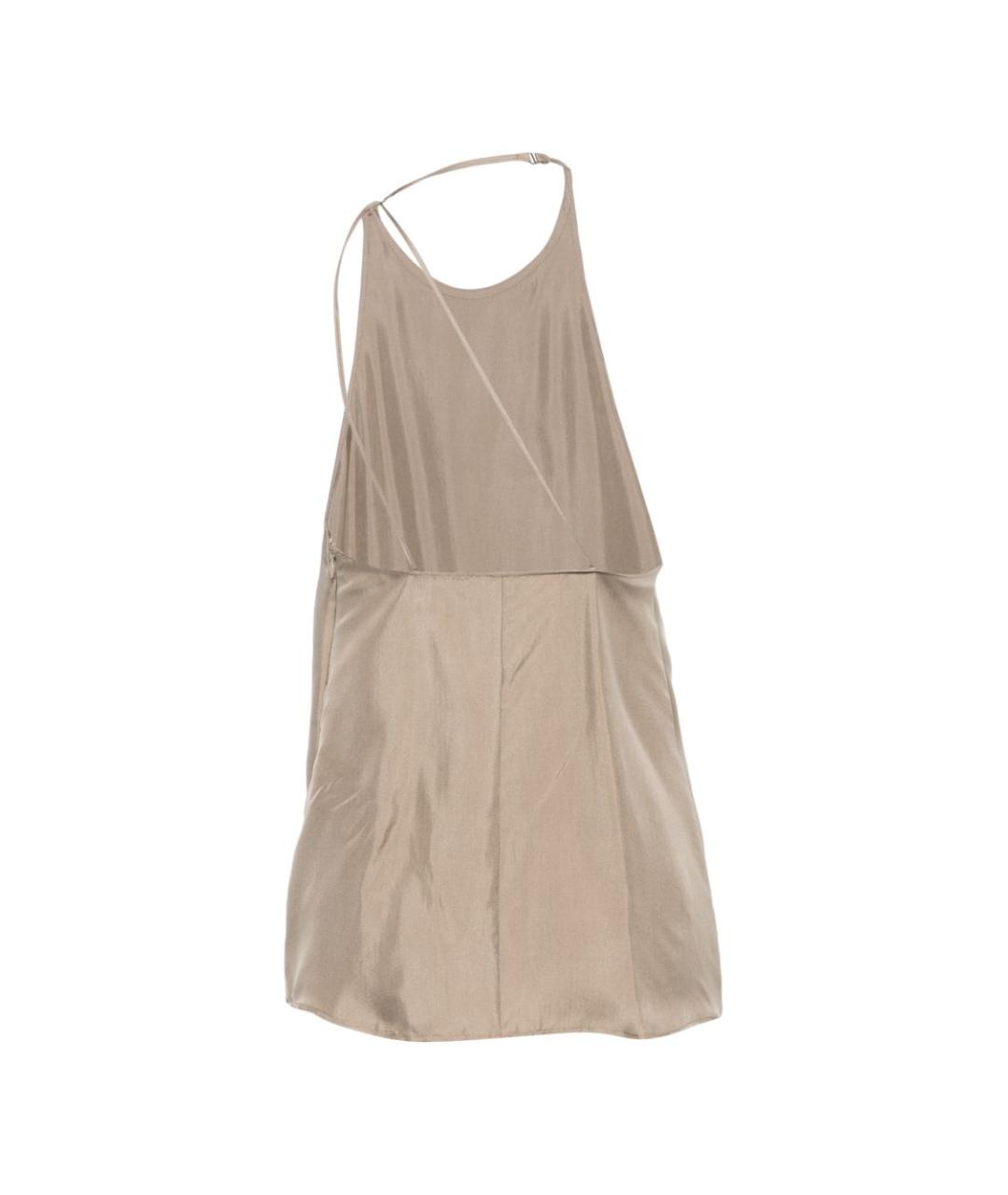 ALYSI Серая шелковая майка, фото 2