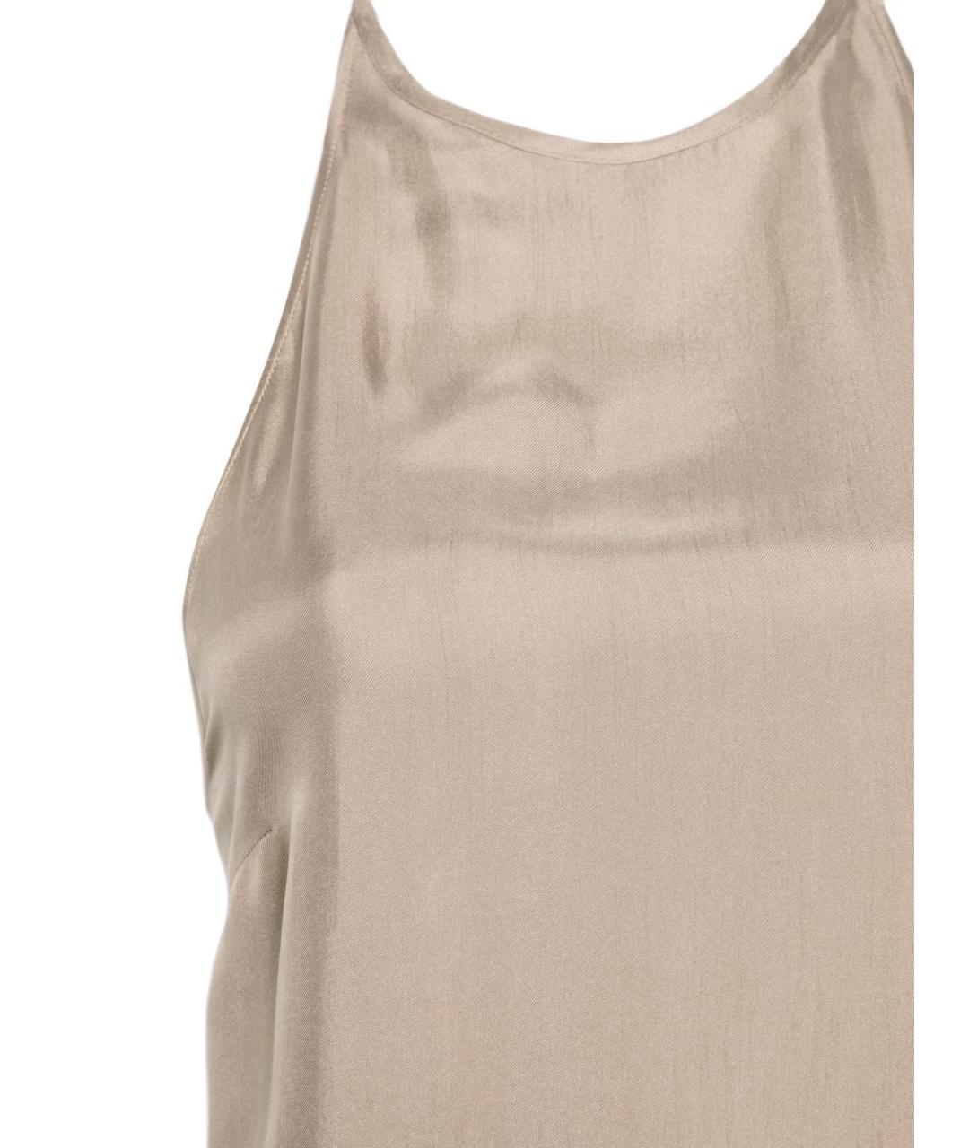 ALYSI Серая шелковая майка, фото 3