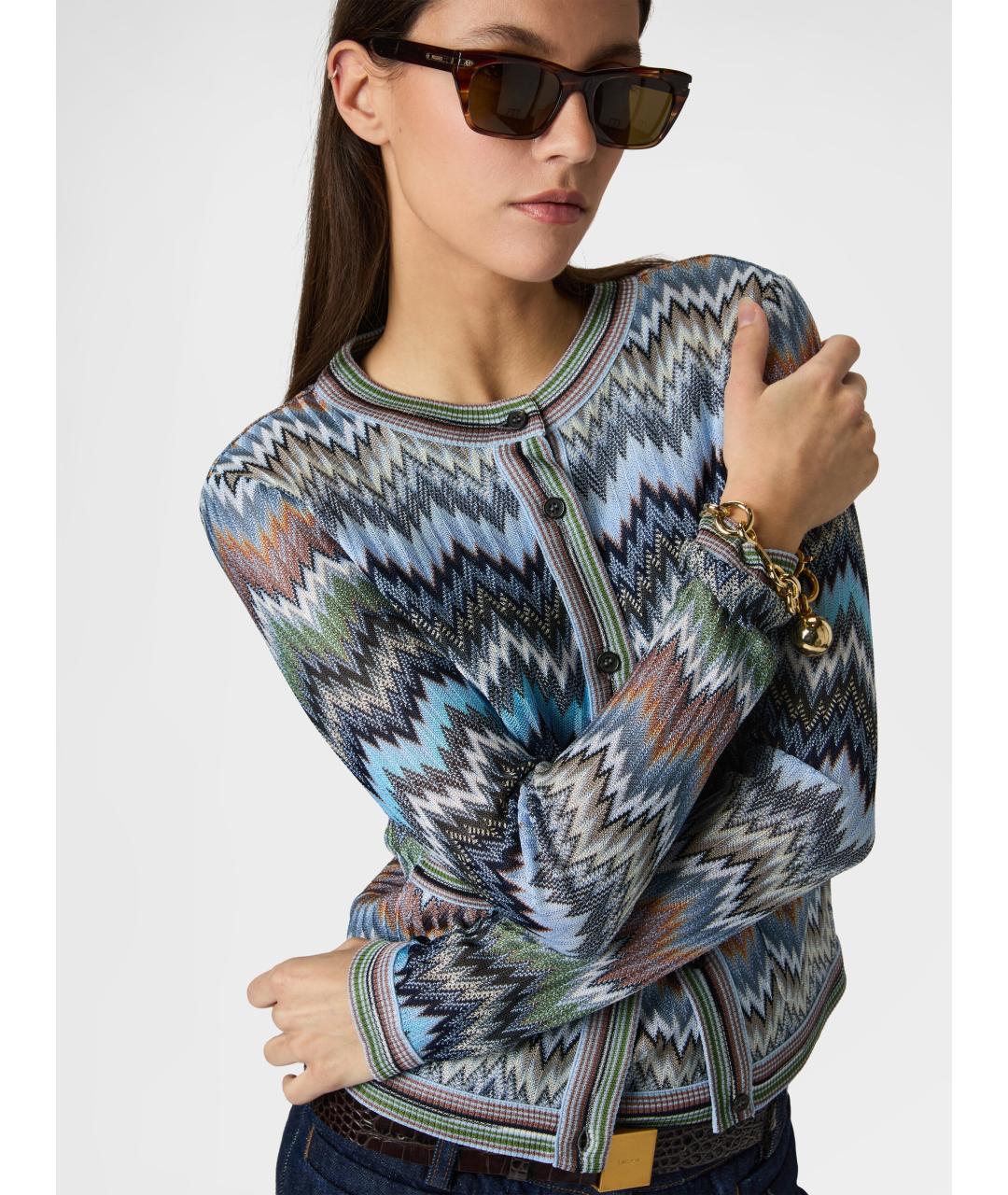 MISSONI Мульти вискозный кардиган, фото 3