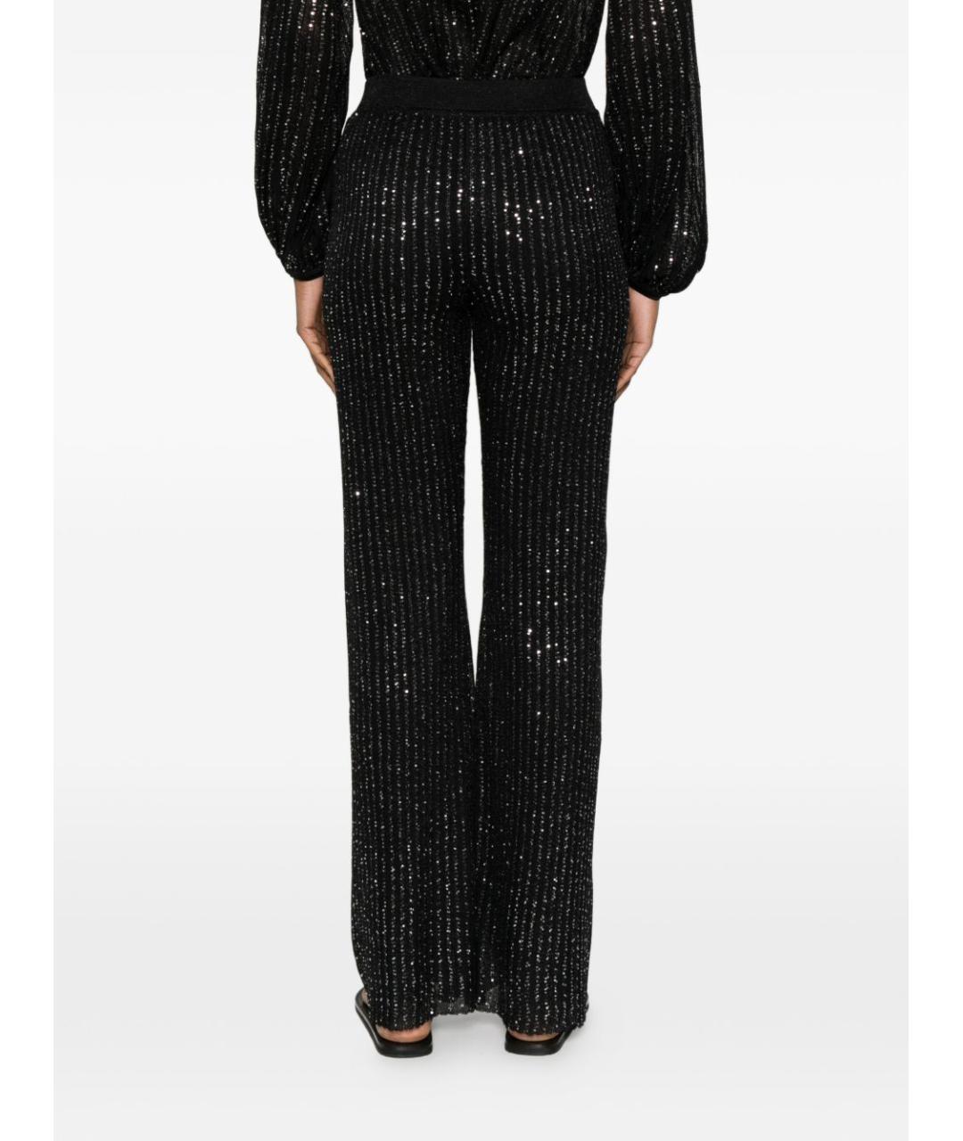 MISSONI Черные вискозные прямые брюки, фото 5