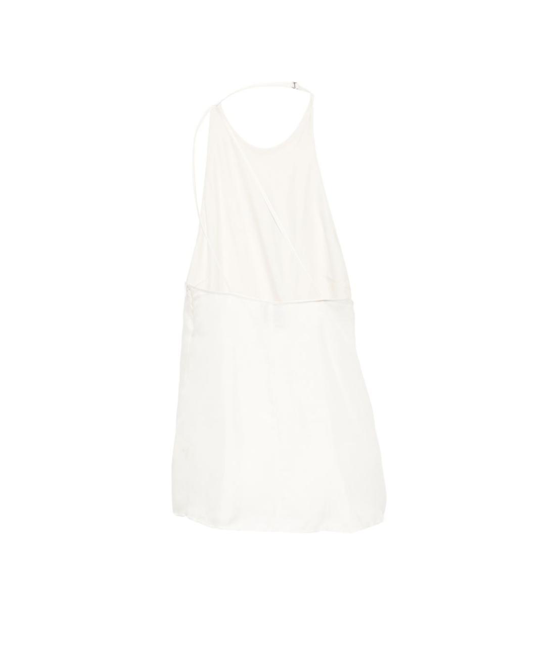 ALYSI Белая шелковая майка, фото 2