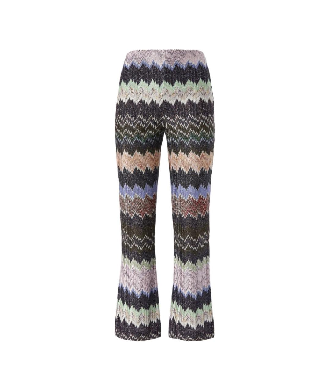 MISSONI Мульти вискозные прямые брюки, фото 1