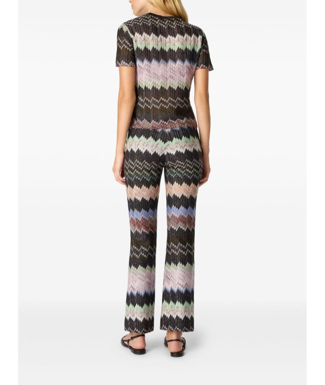 MISSONI Мульти вискозные прямые брюки, фото 3