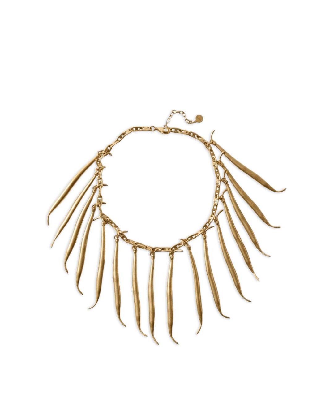 JACQUEMUS Золотое металлическое колье, фото 1