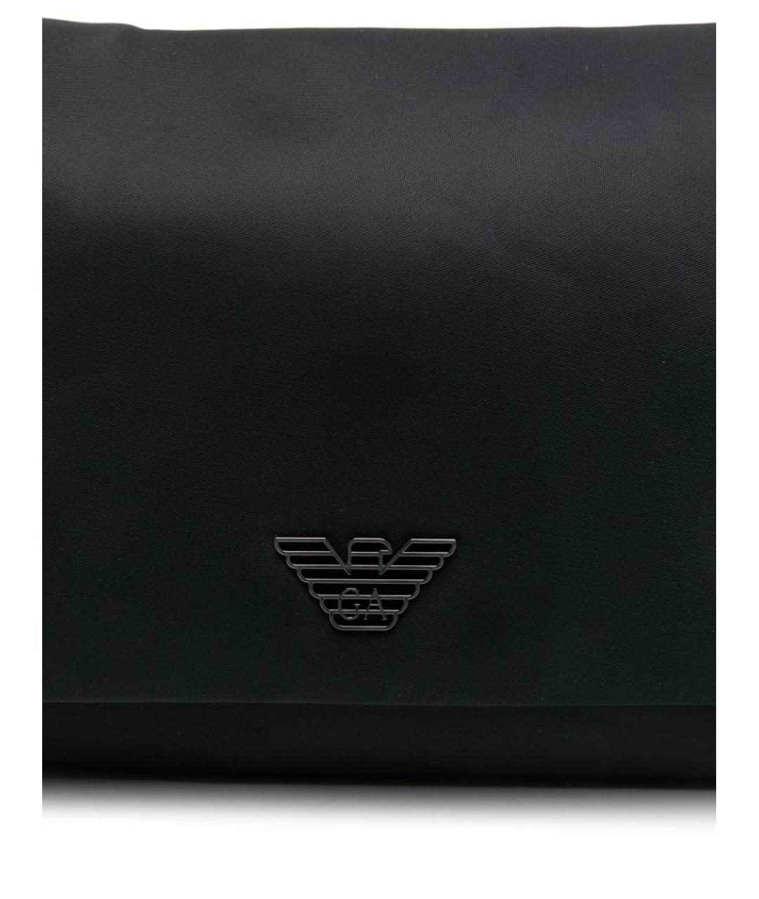 EMPORIO ARMANI Черная сумка на плечо, фото 3