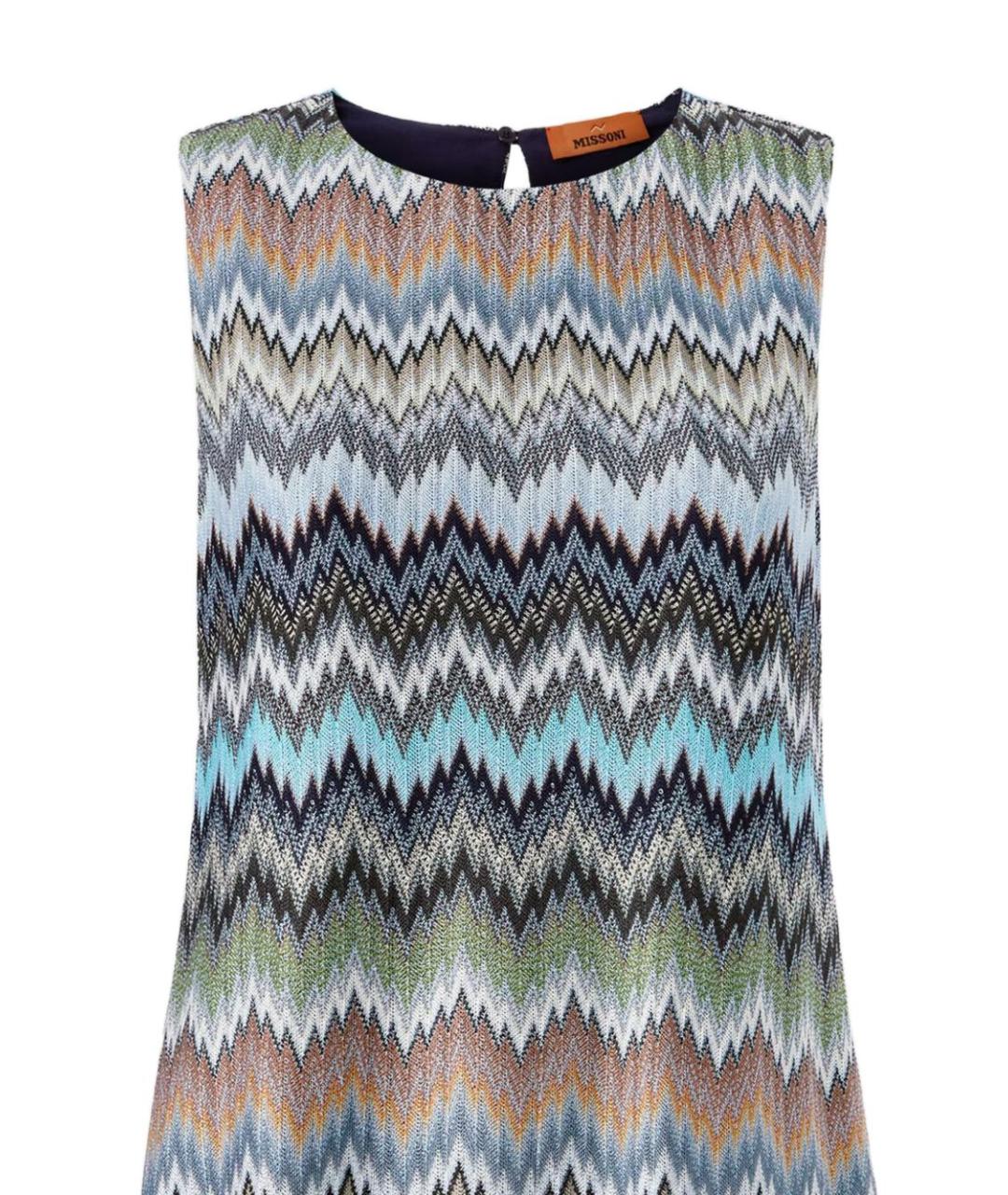 MISSONI Мульти вискозное повседневное платье, фото 2