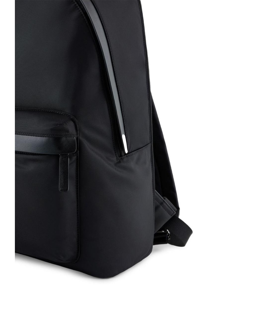 EMPORIO ARMANI Черный синтетический рюкзак, фото 5