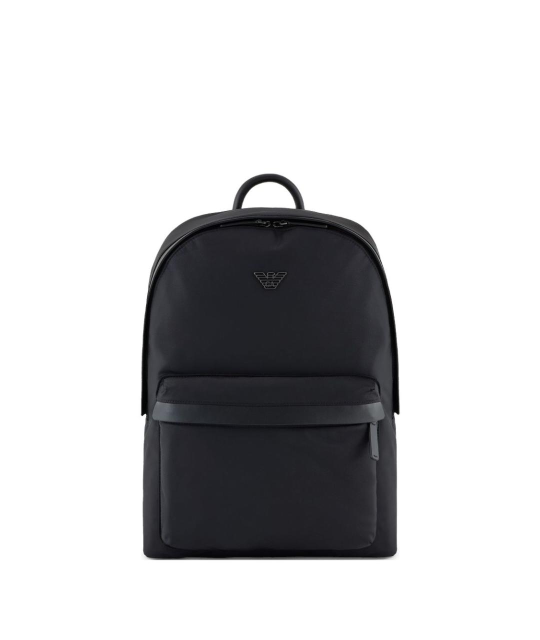 EMPORIO ARMANI Черный синтетический рюкзак, фото 1