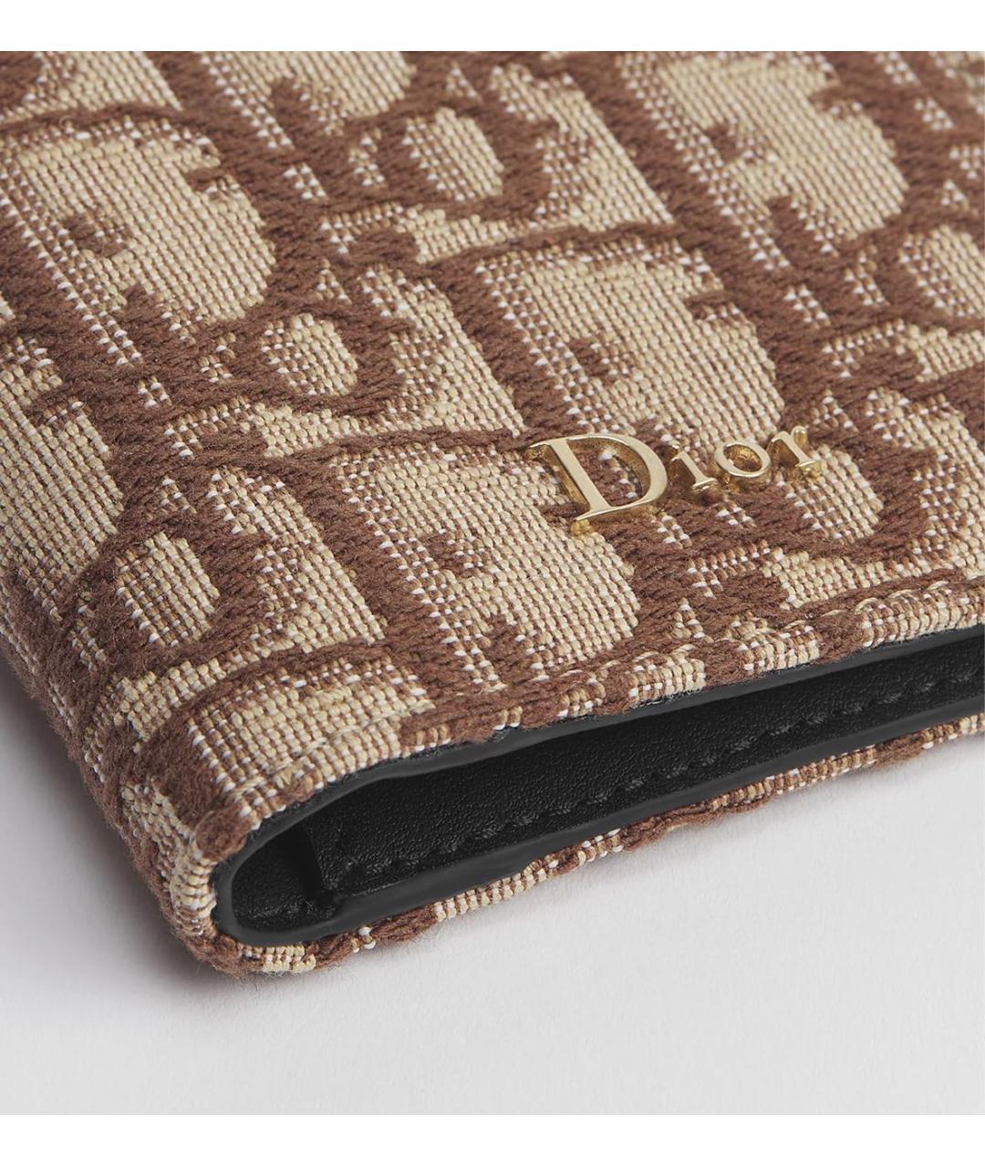 CHRISTIAN DIOR Коричневый кардхолдер, фото 4