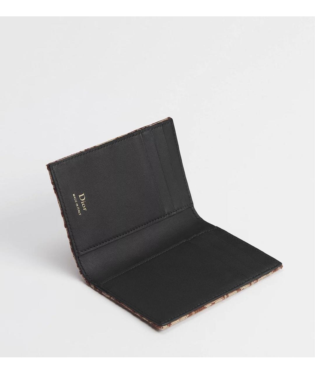 CHRISTIAN DIOR Коричневый кардхолдер, фото 3