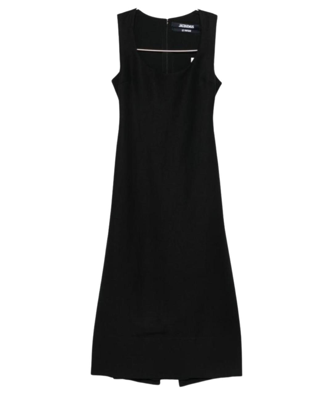 JACQUEMUS Черное полиэстеровое вечернее платье, фото 1