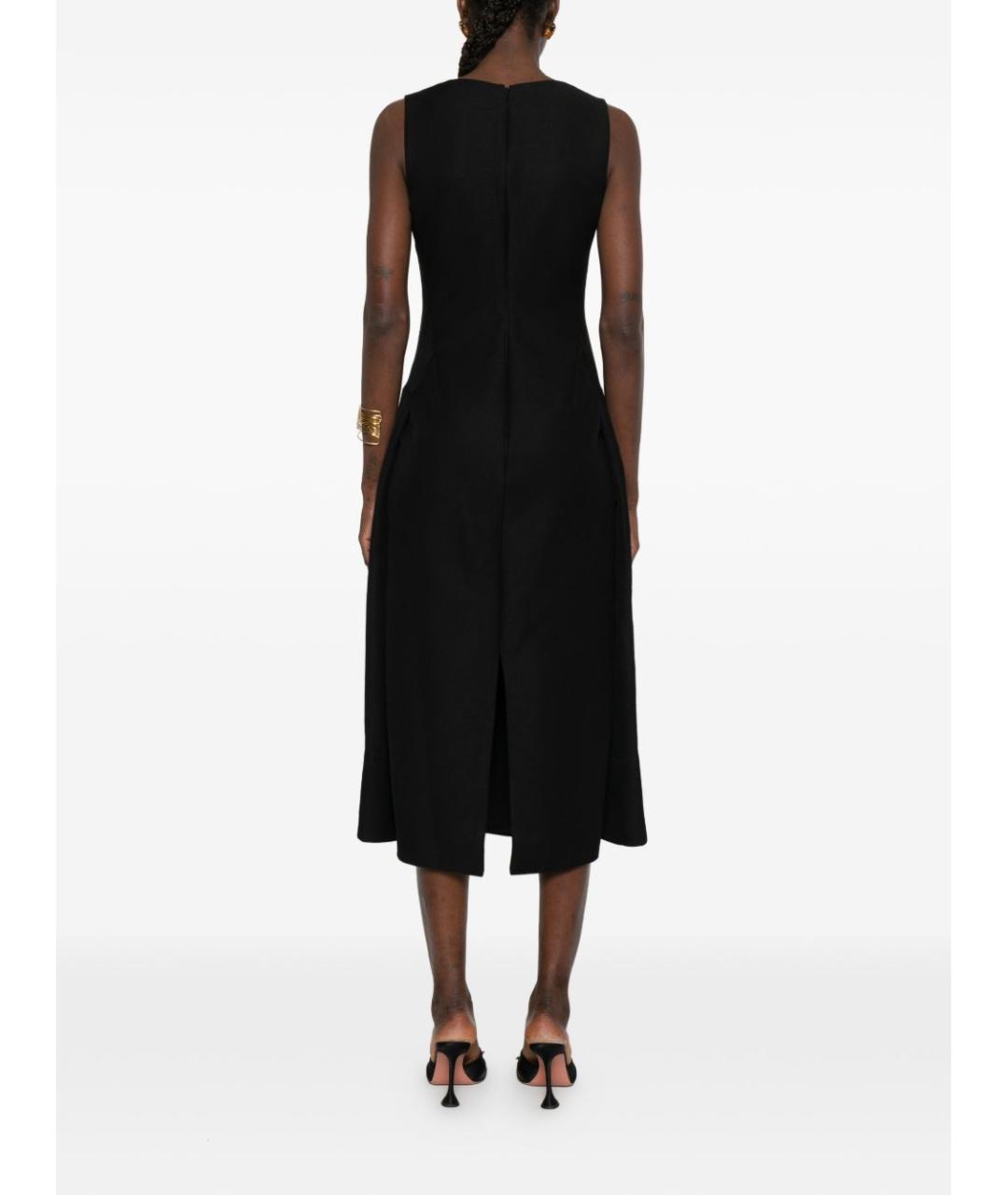 JACQUEMUS Черное полиэстеровое вечернее платье, фото 3