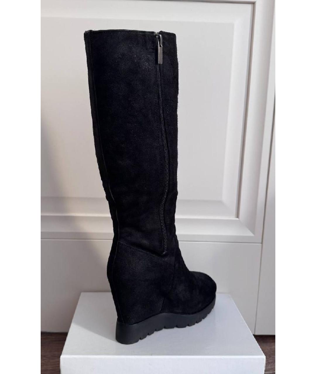 ASH Черные замшевые сапоги, фото 6