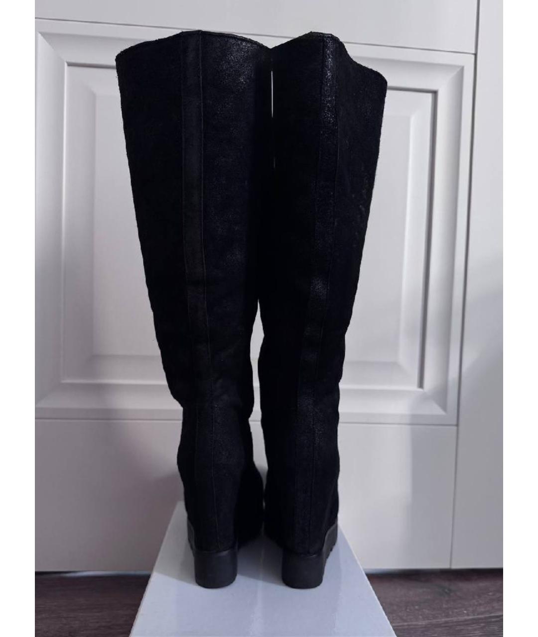 ASH Черные замшевые сапоги, фото 4