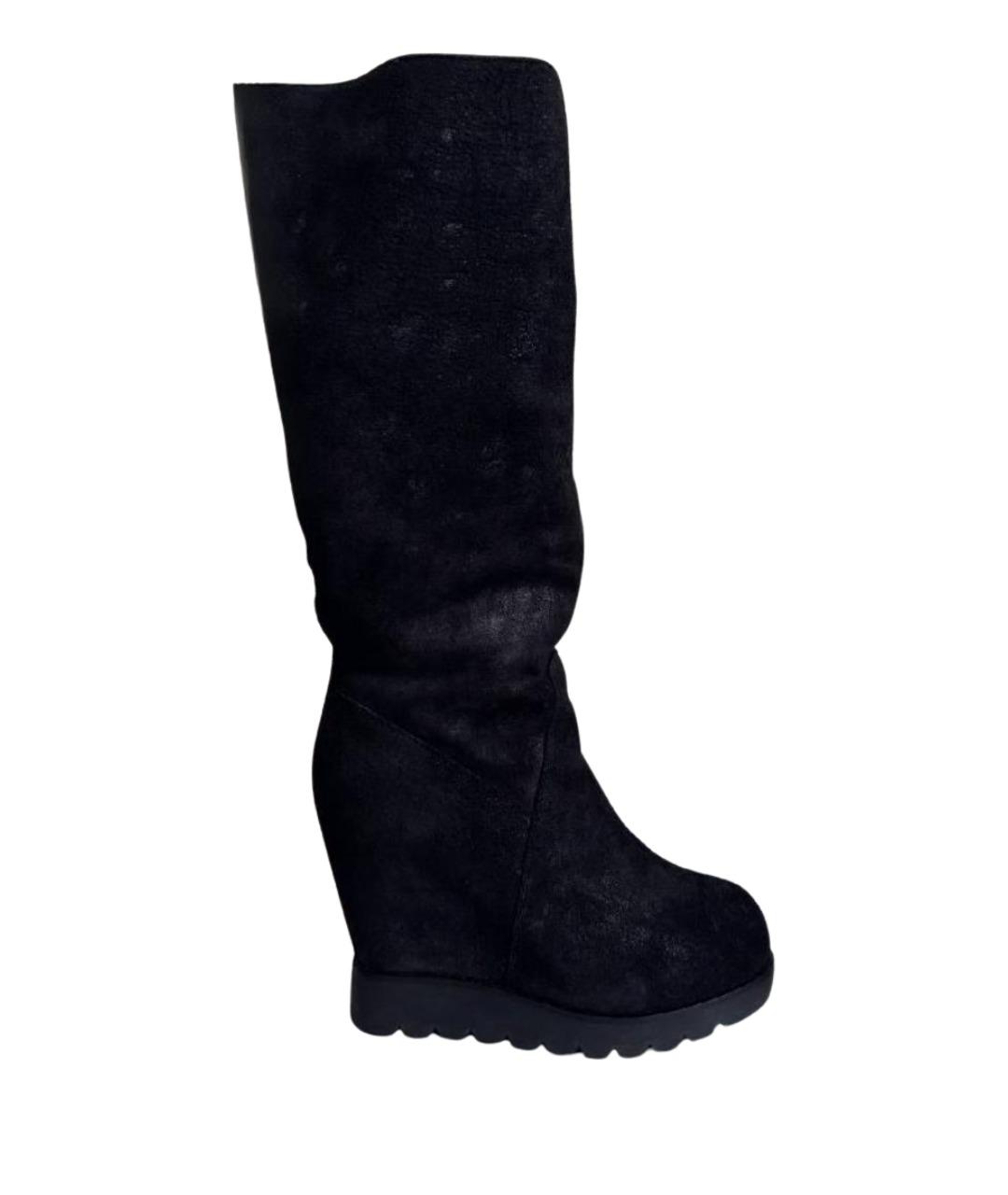 ASH Черные замшевые сапоги, фото 1