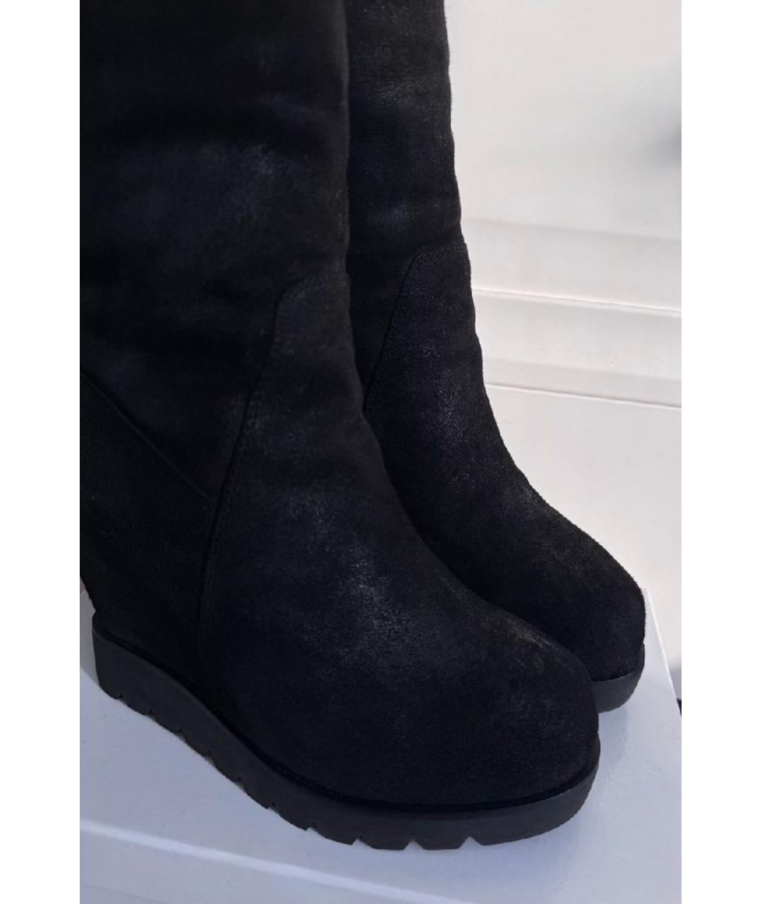 ASH Черные замшевые сапоги, фото 3