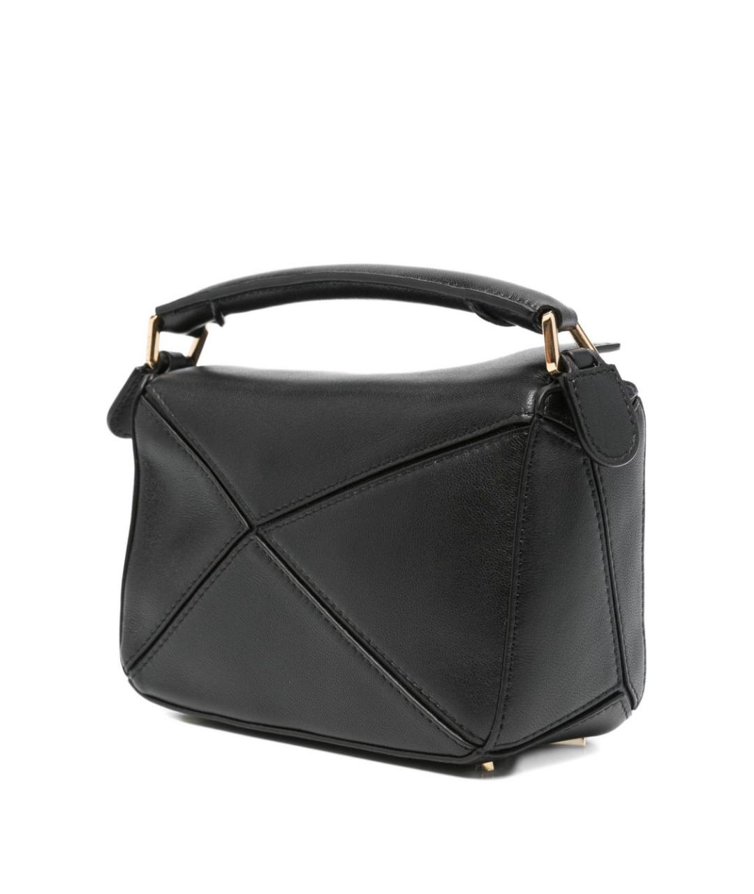 LOEWE Черная кожаная сумка через плечо, фото 2