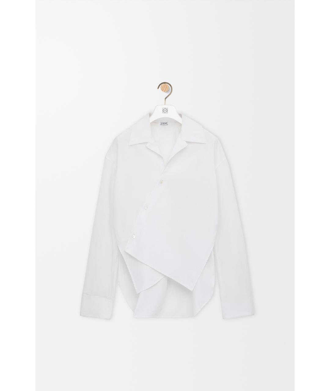 LOEWE Белая хлопковая рубашка, фото 6