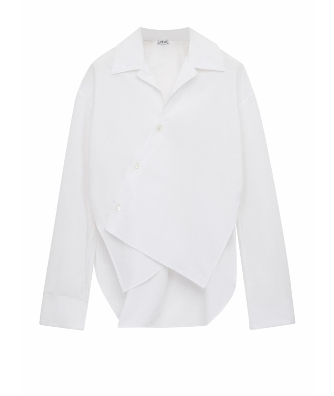 LOEWE Белая хлопковая рубашка, фото 1