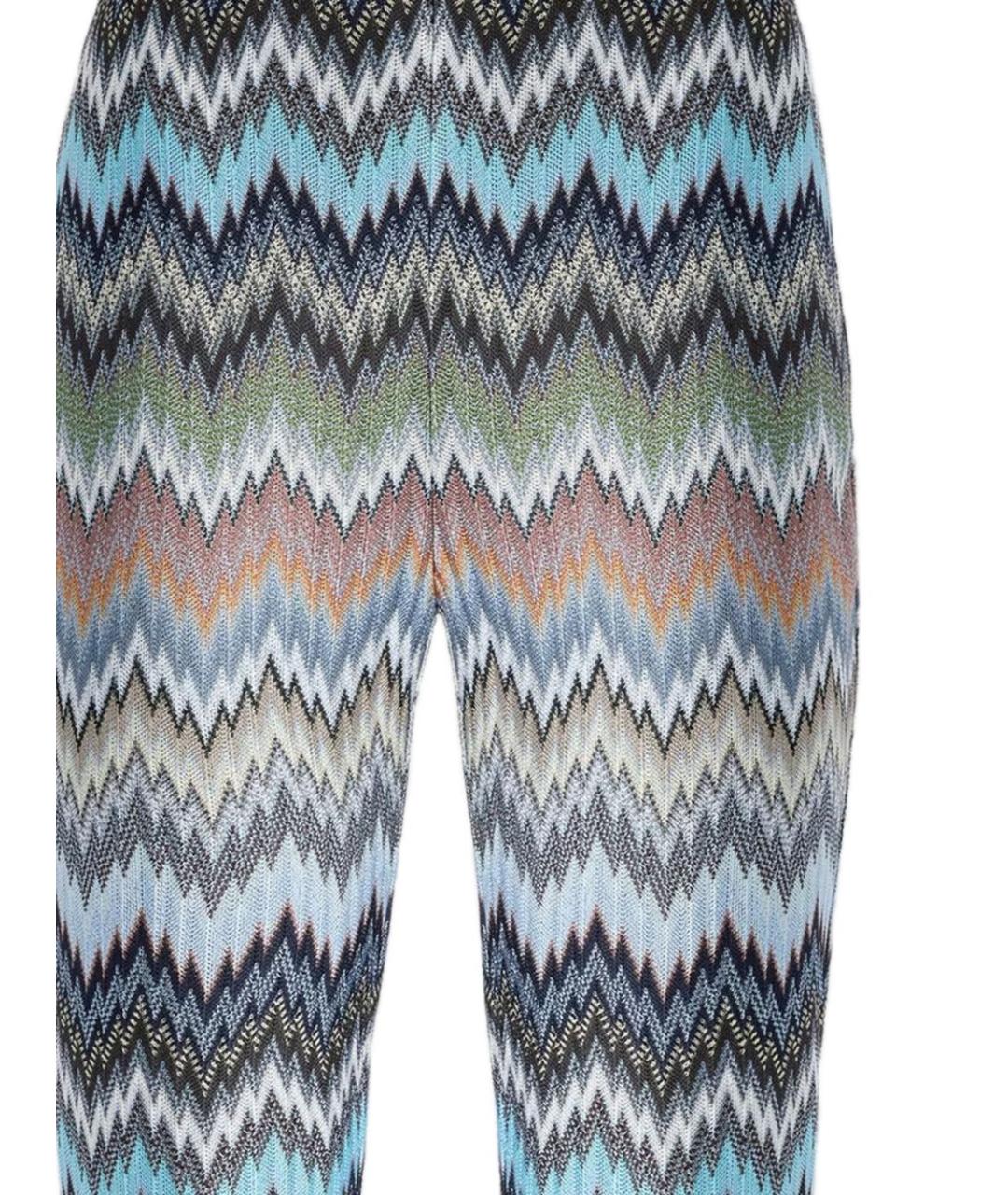 MISSONI Мульти вискозные прямые брюки, фото 2