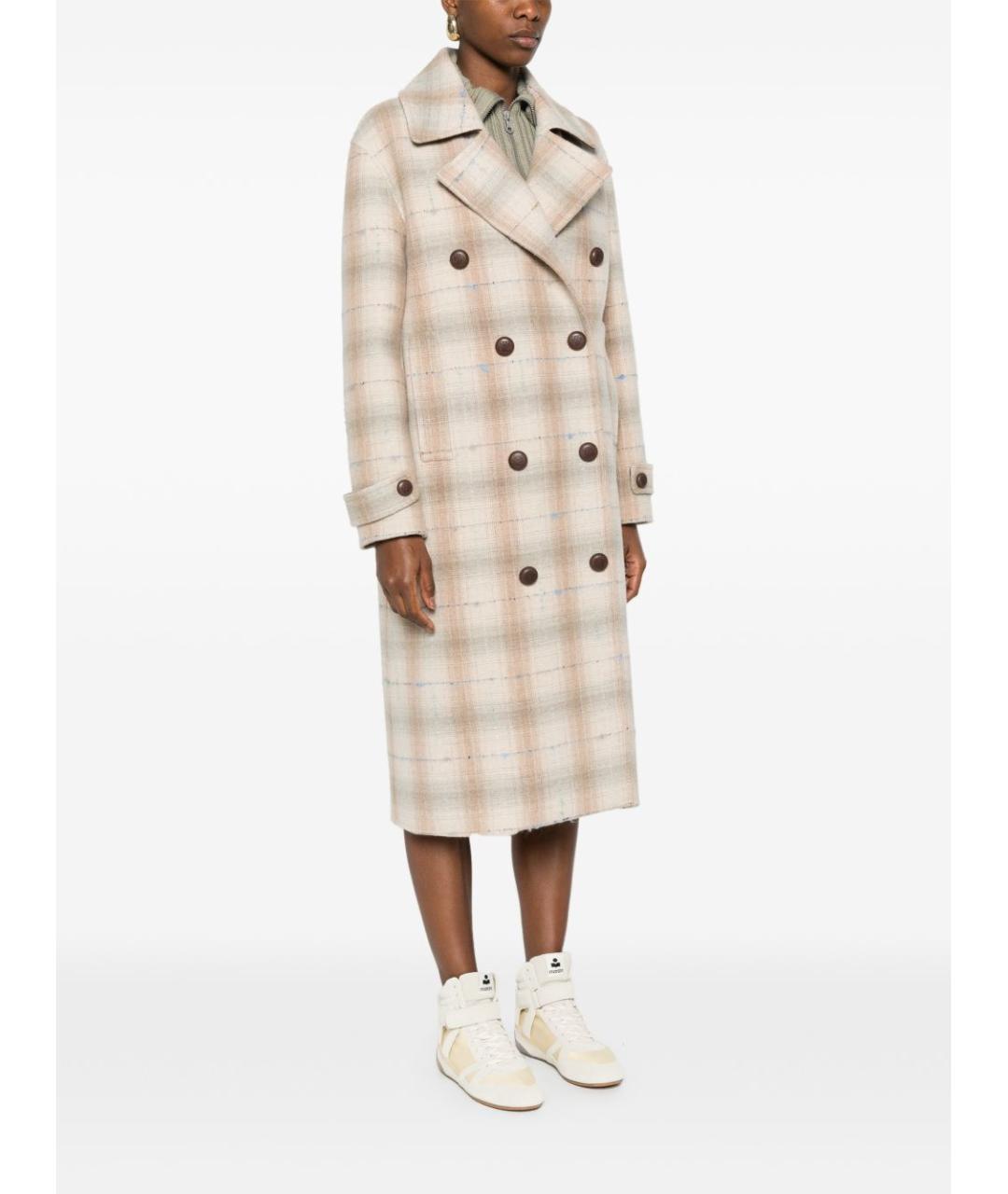 LOEWE Мульти шерстяное пальто, фото 5