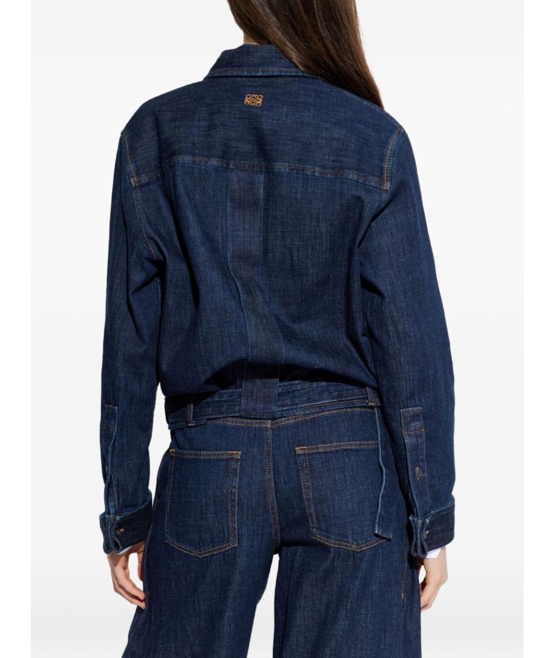 LOEWE Синяя хлопковая рубашка, фото 3