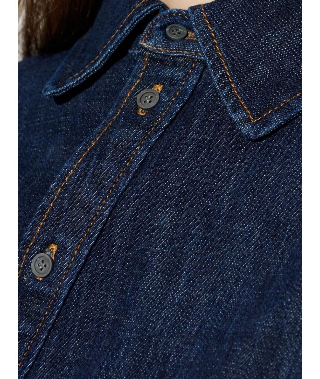 LOEWE Синяя хлопковая рубашка, фото 2