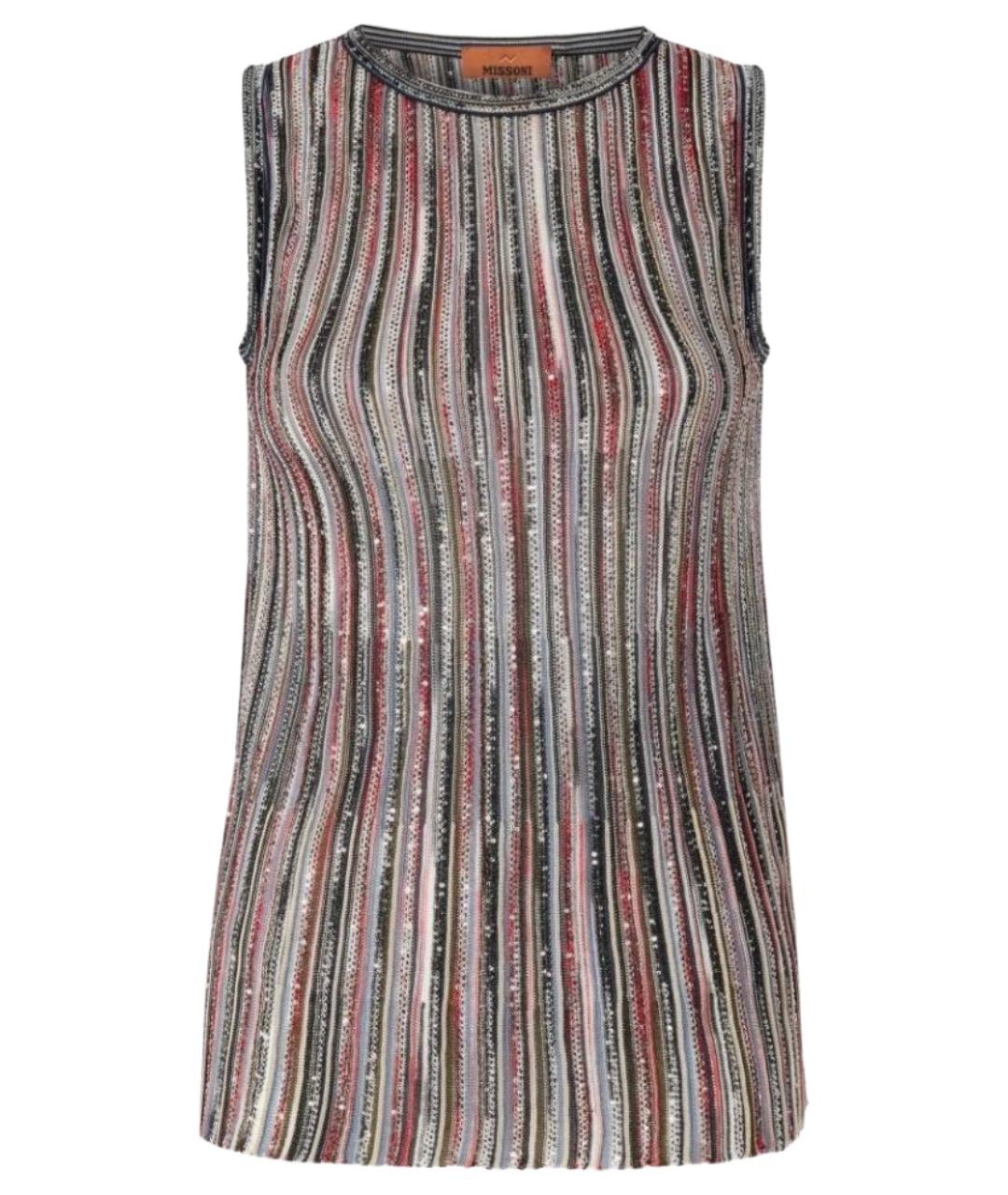 MISSONI Мульти вискозная майка, фото 1