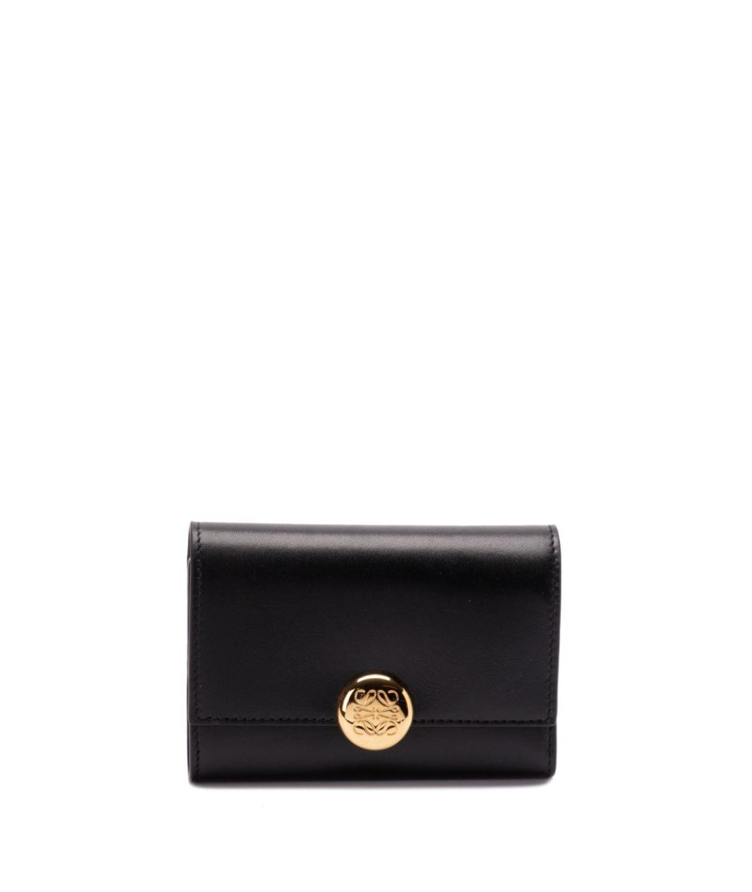 LOEWE Черный кожаный кошелек, фото 6