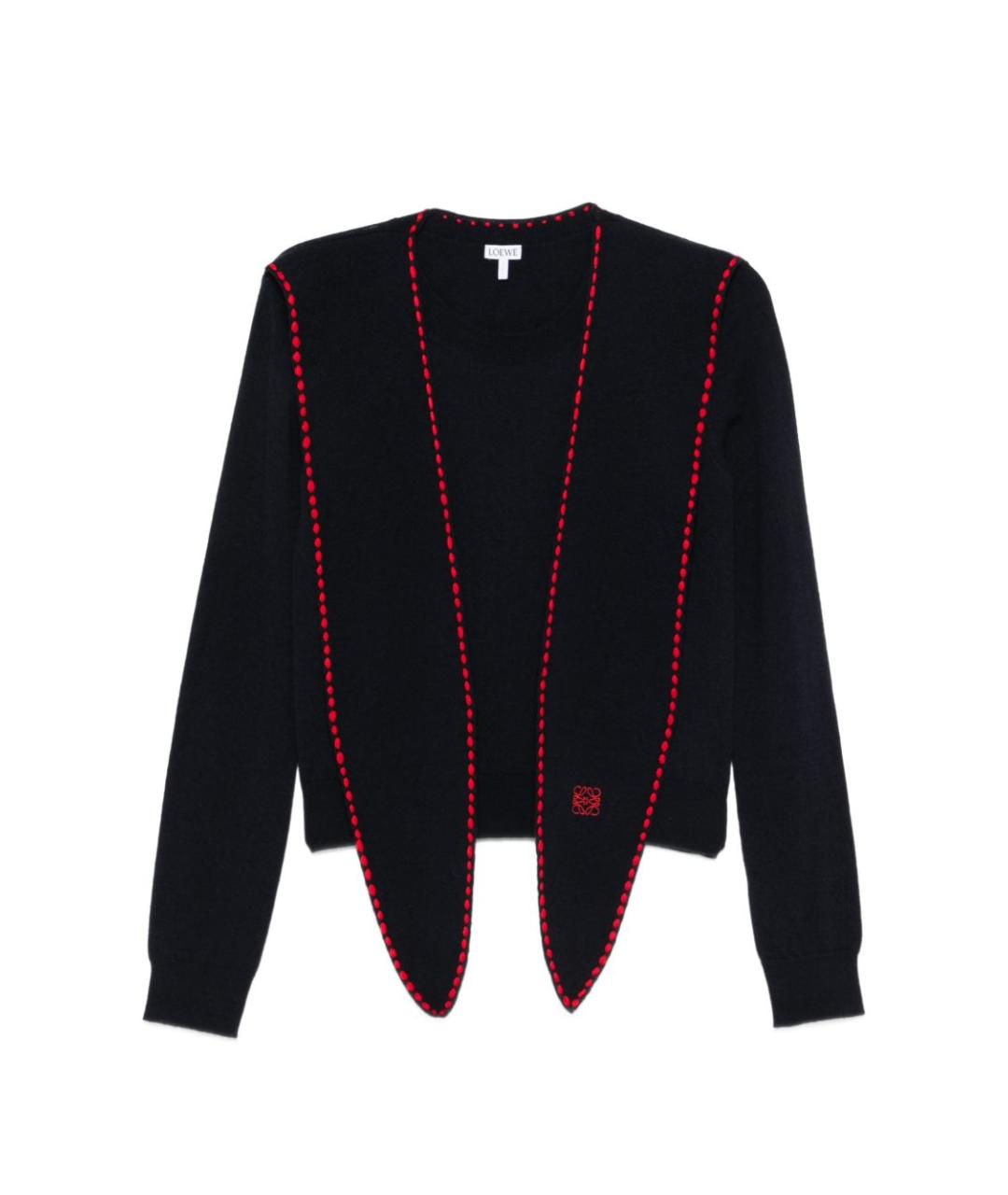 LOEWE Синий шерстяной джемпер / свитер, фото 1