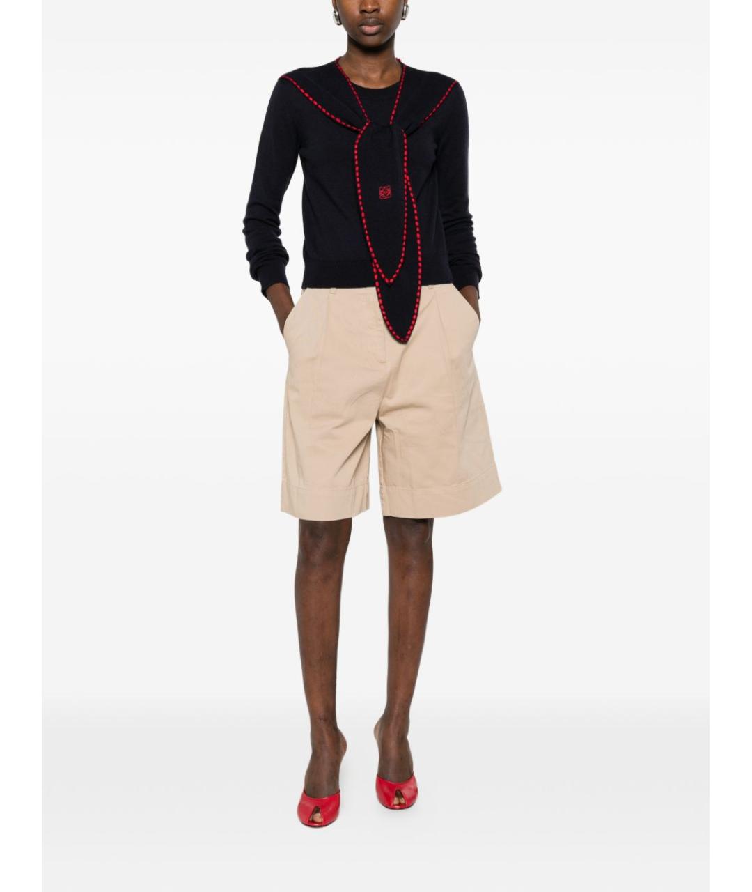 LOEWE Синий шерстяной джемпер / свитер, фото 3