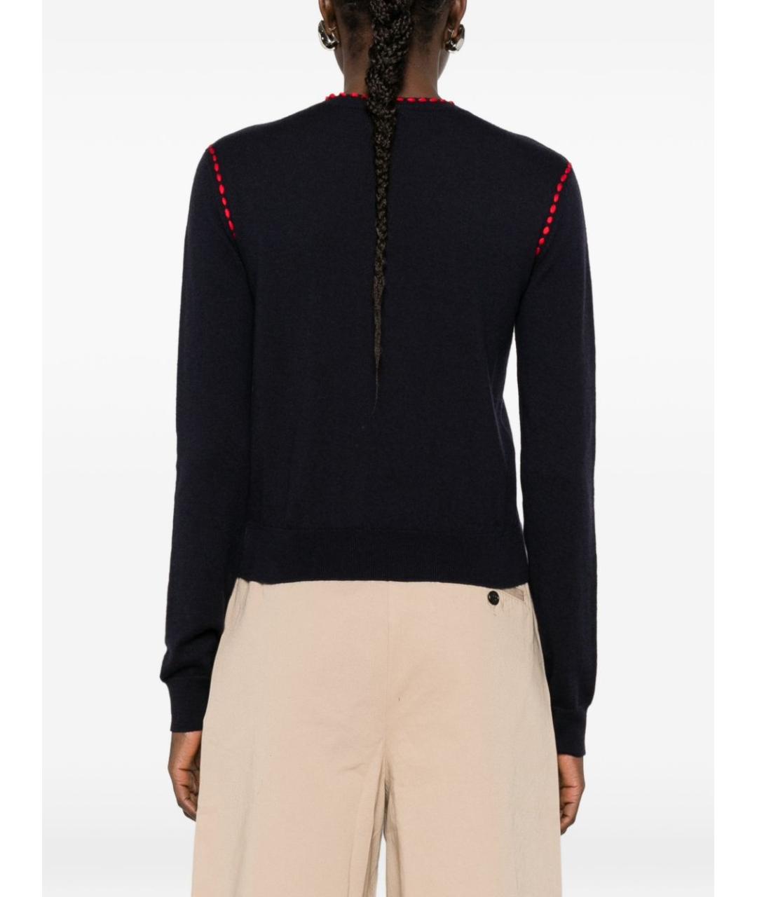 LOEWE Синий шерстяной джемпер / свитер, фото 4