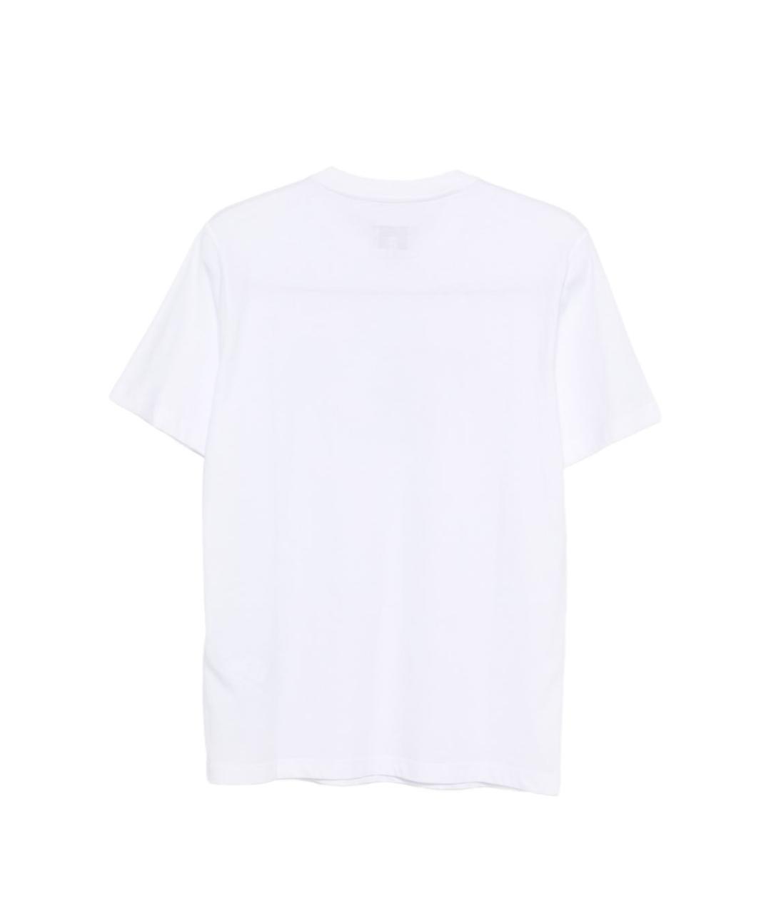 EMPORIO ARMANI Белая хлопковая футболка, фото 2