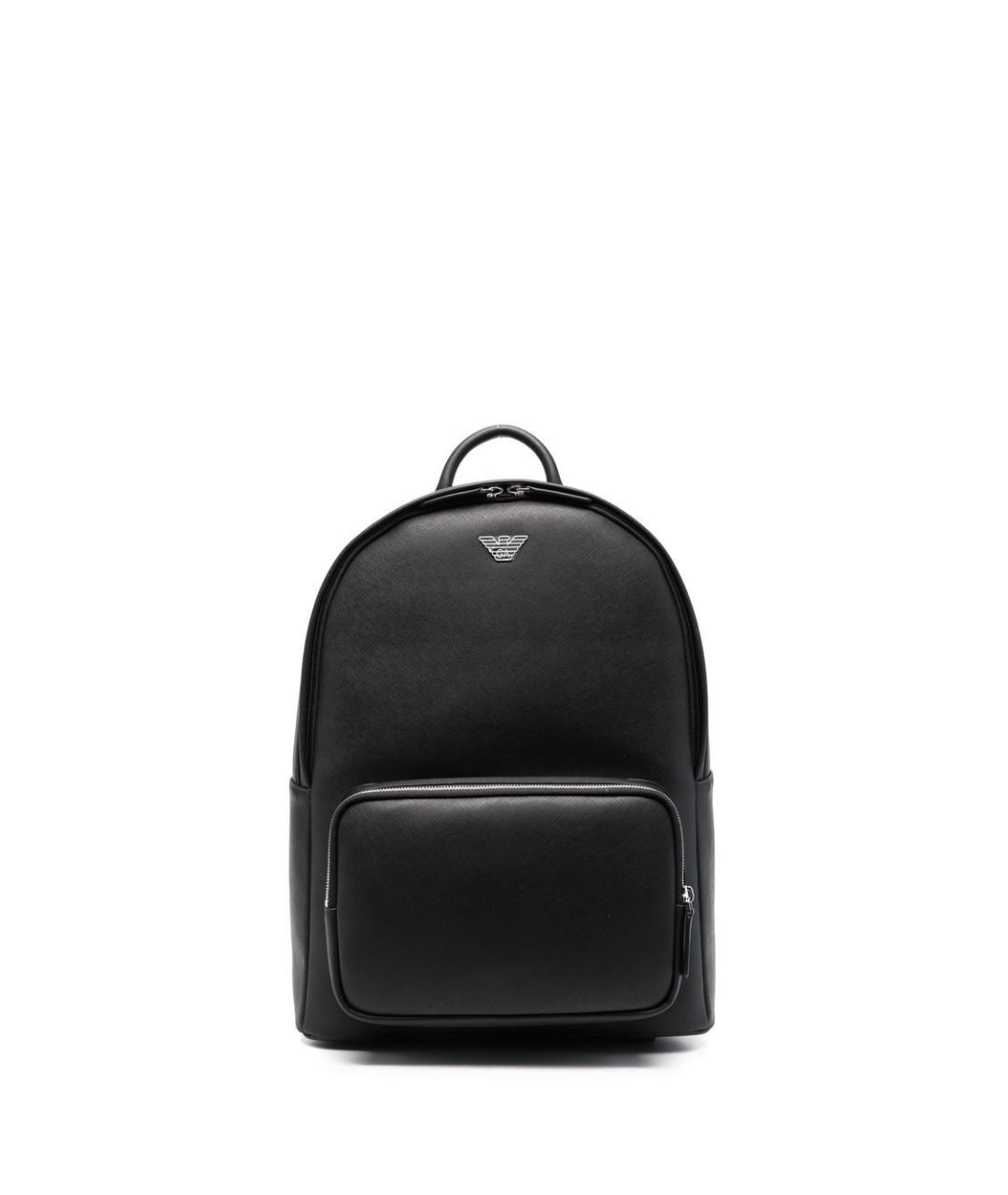 EMPORIO ARMANI Черный синтетический рюкзак, фото 1