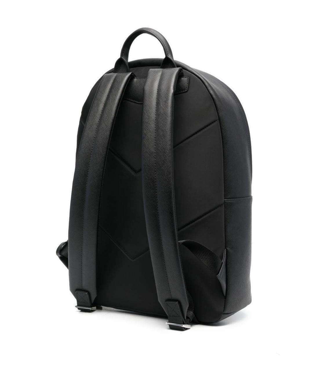 EMPORIO ARMANI Черный синтетический рюкзак, фото 4