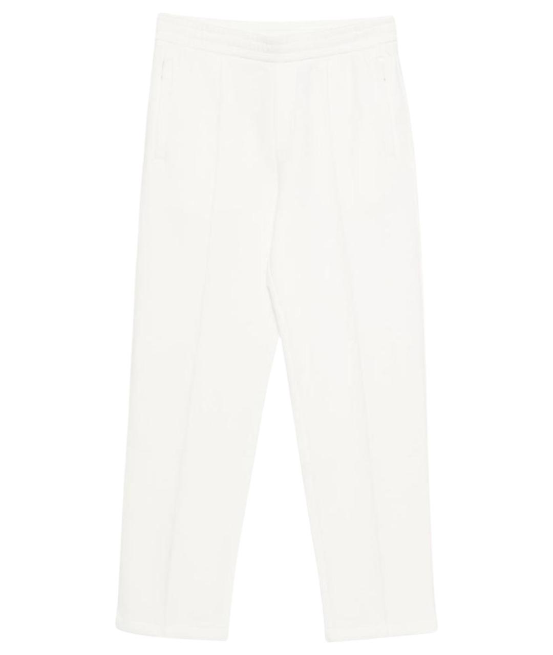 EMPORIO ARMANI Белые хлопковые повседневные брюки, фото 1