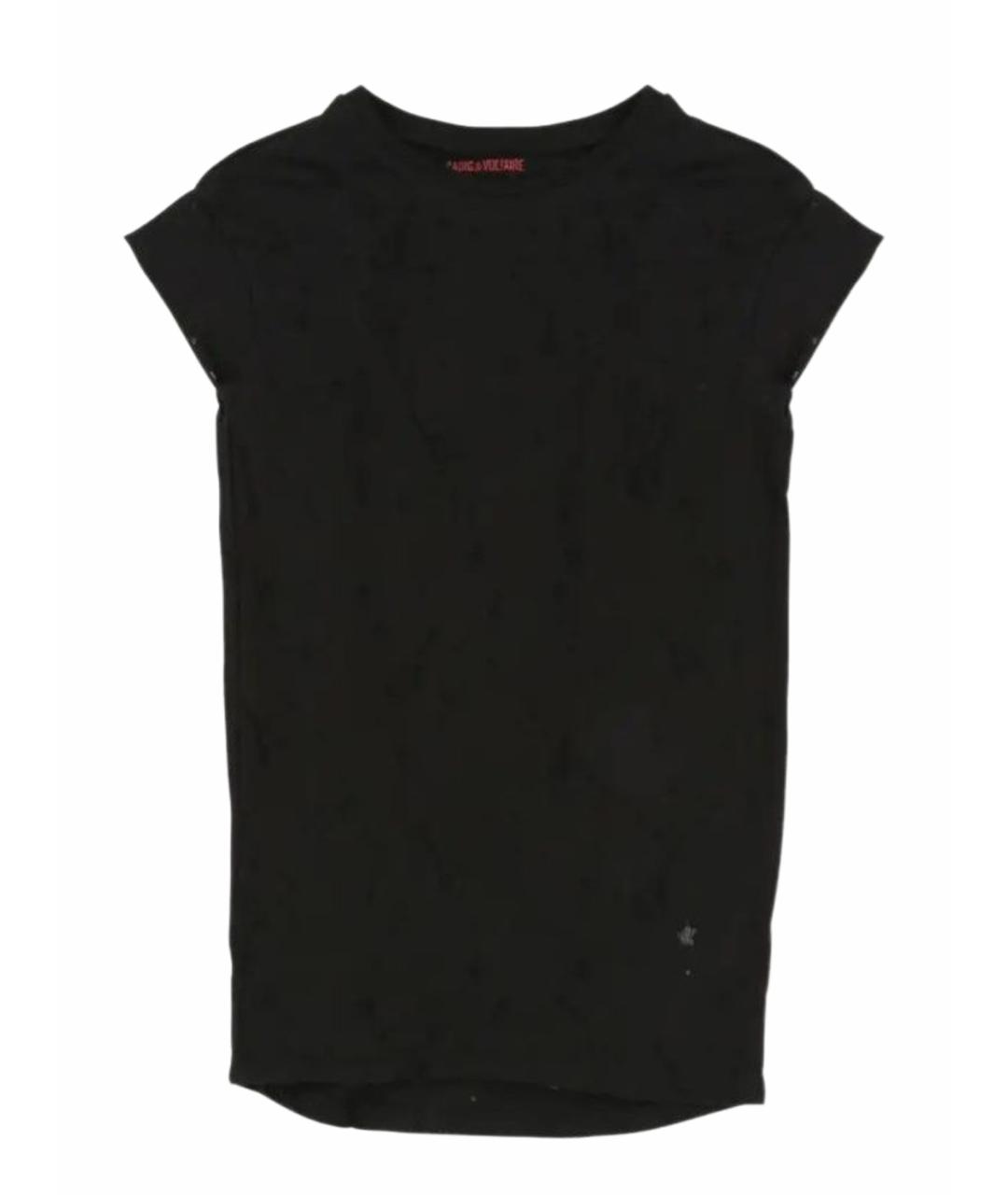 ZADIG & VOLTAIRE Черное хлопковое повседневное платье, фото 1