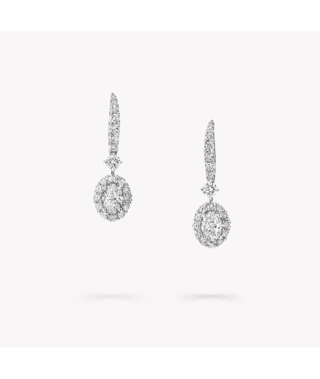 GRAFF Серебряные серьги из белого золота, фото 3