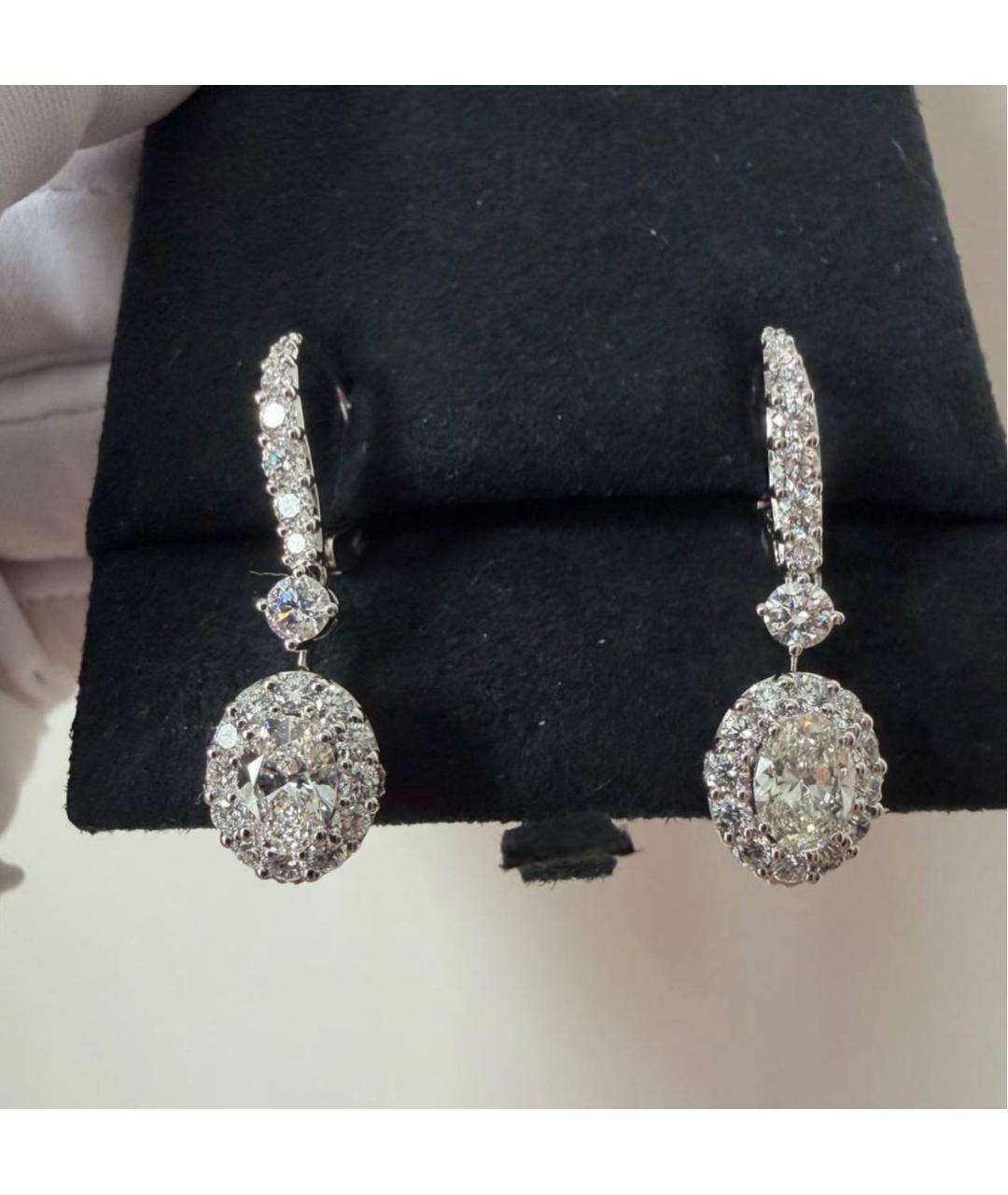 GRAFF Серебряные серьги из белого золота, фото 2