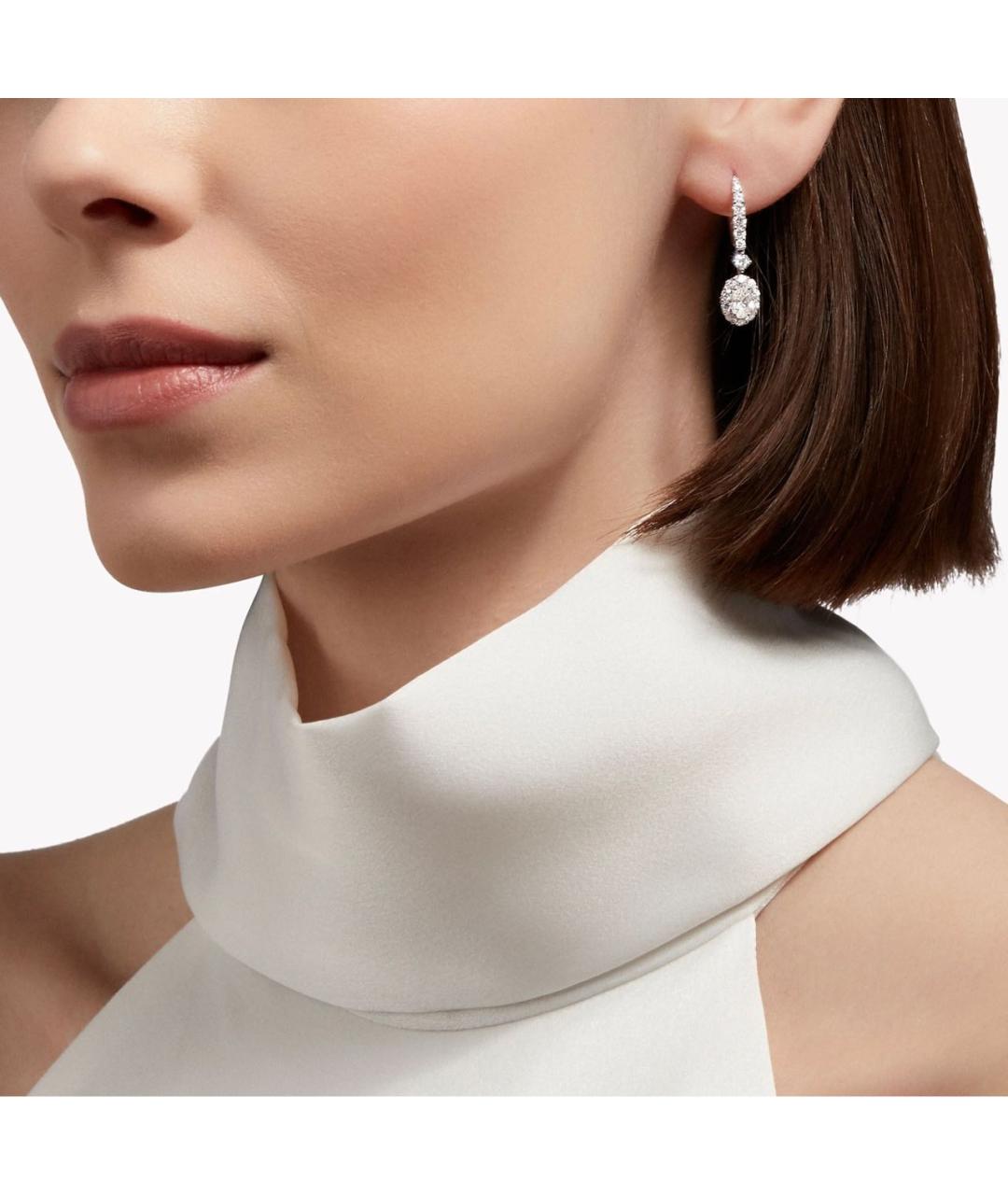 GRAFF Серебряные серьги из белого золота, фото 4