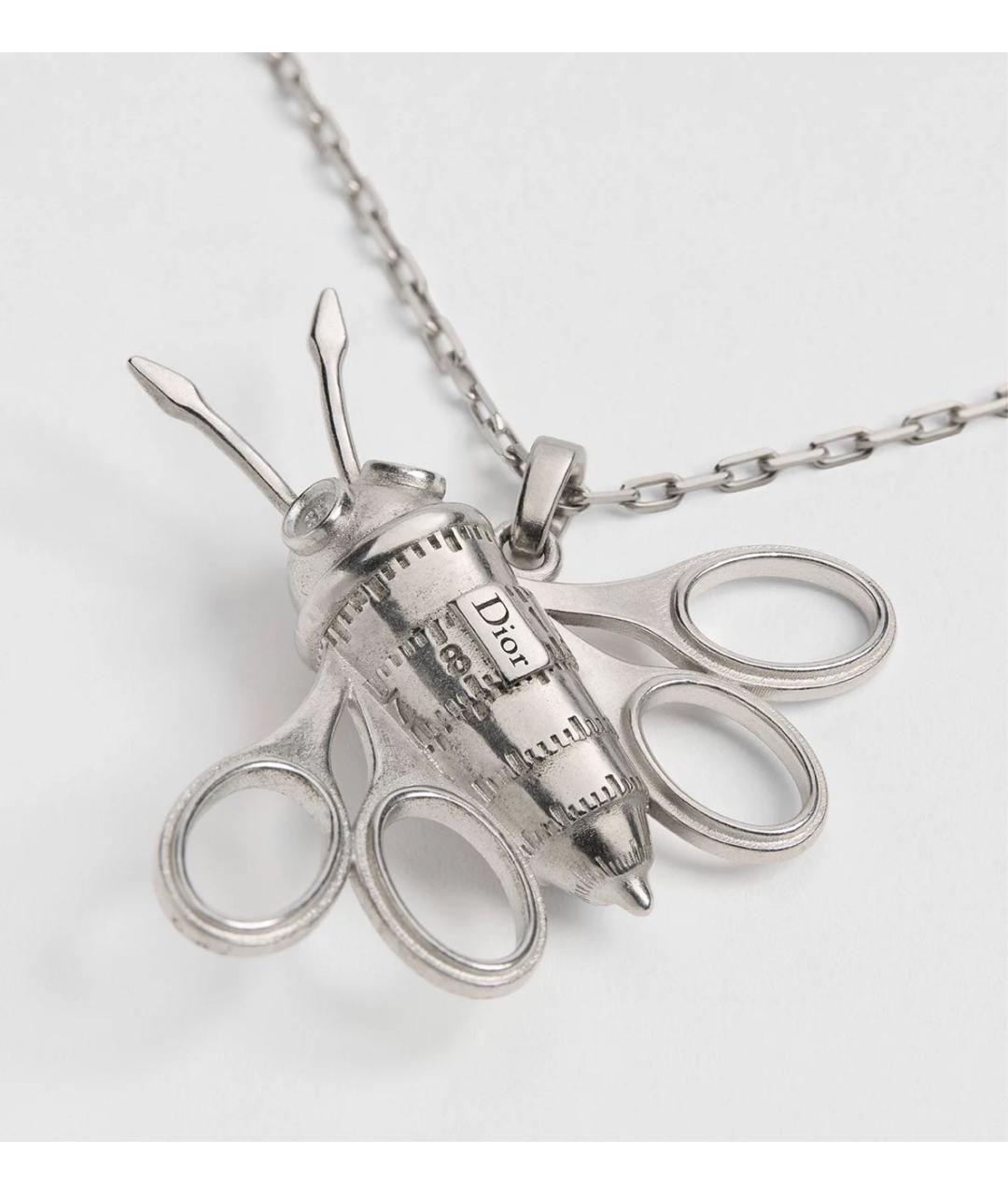 CHRISTIAN DIOR Серебряная цепочка/подвеска, фото 3