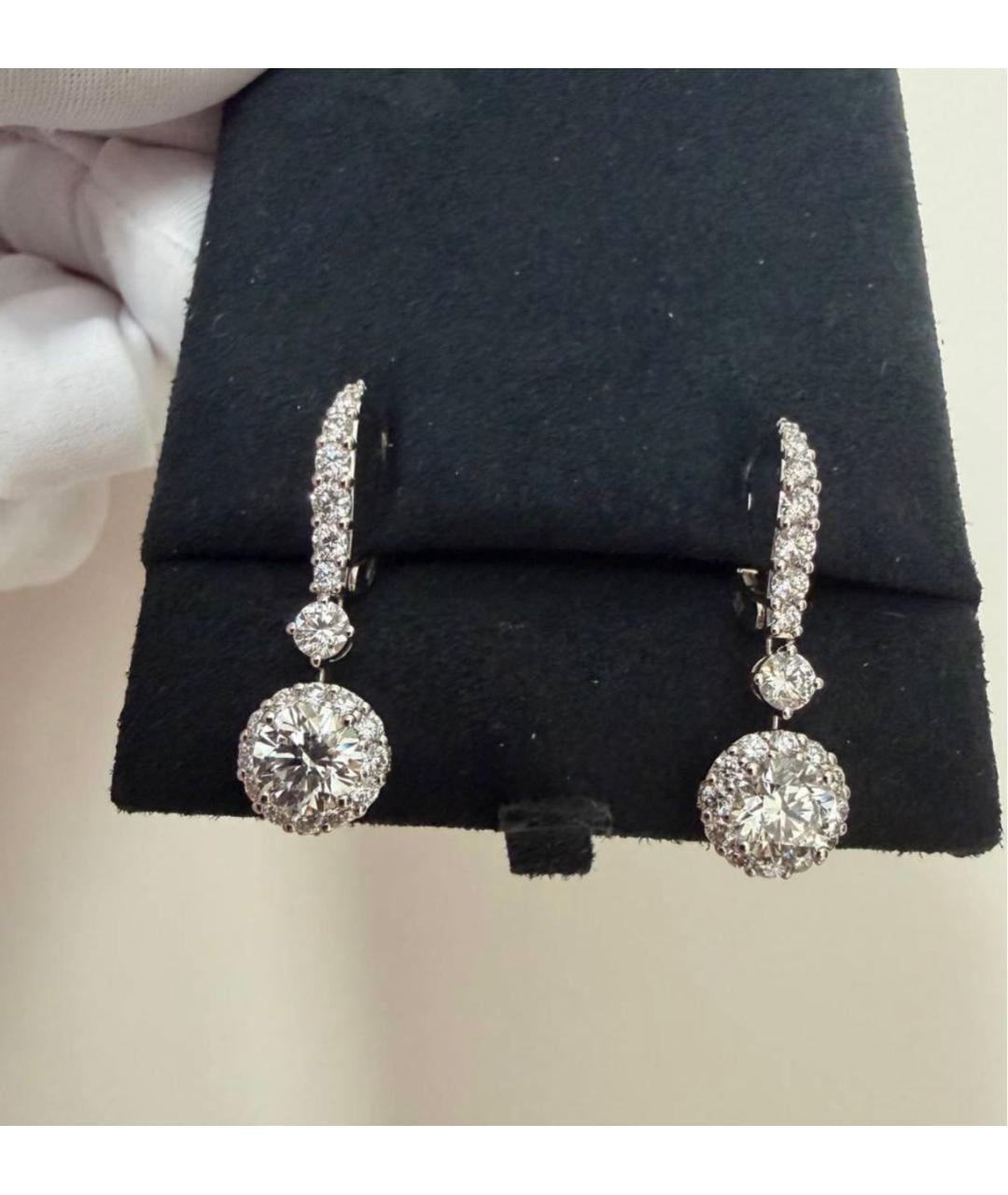 GRAFF Серебряные серьги из белого золота, фото 2