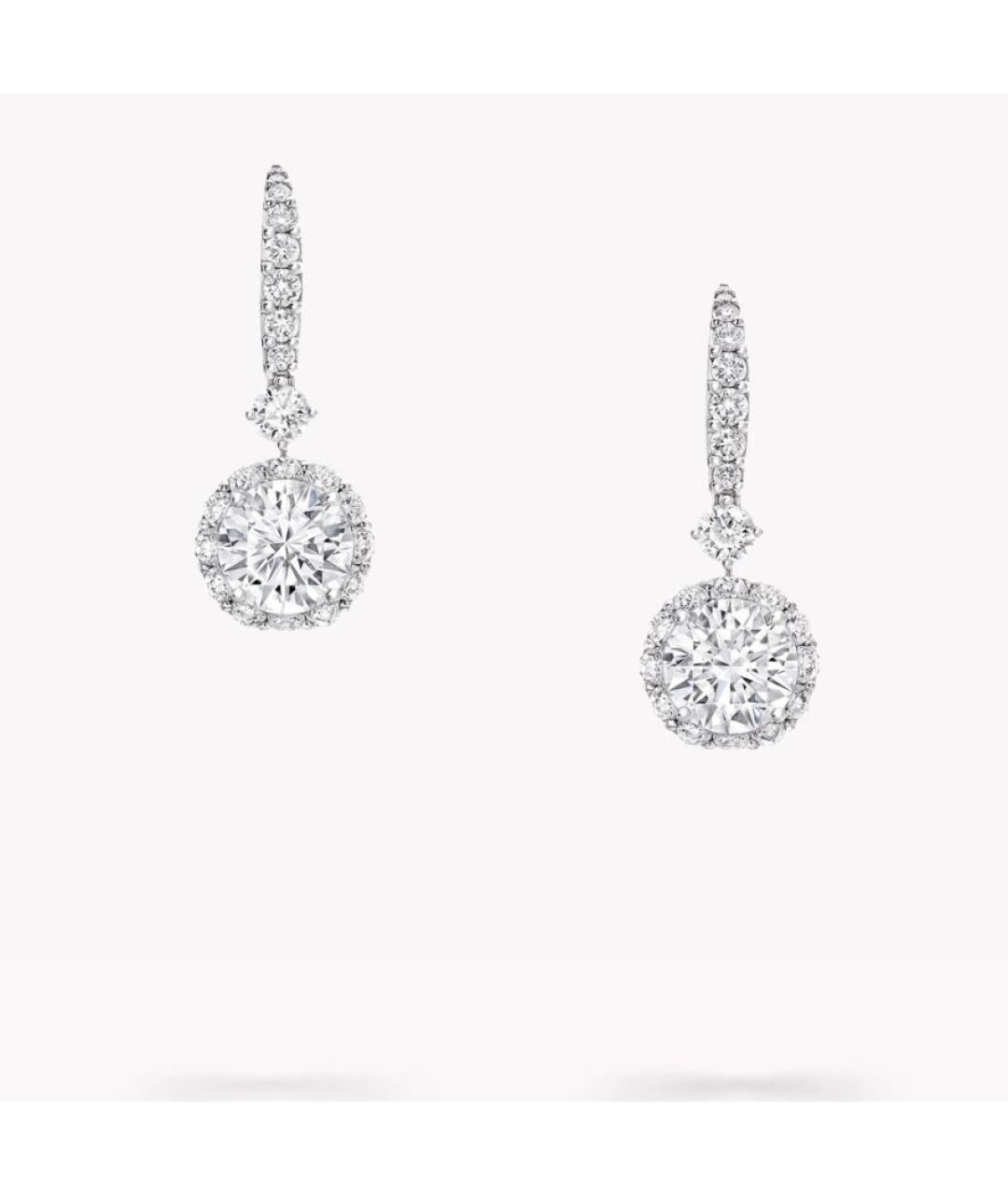 GRAFF Серебряные серьги из белого золота, фото 5