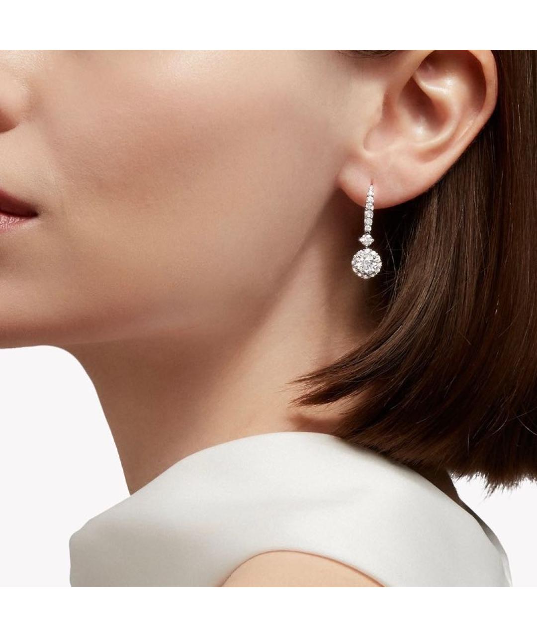 GRAFF Серебряные серьги из белого золота, фото 4