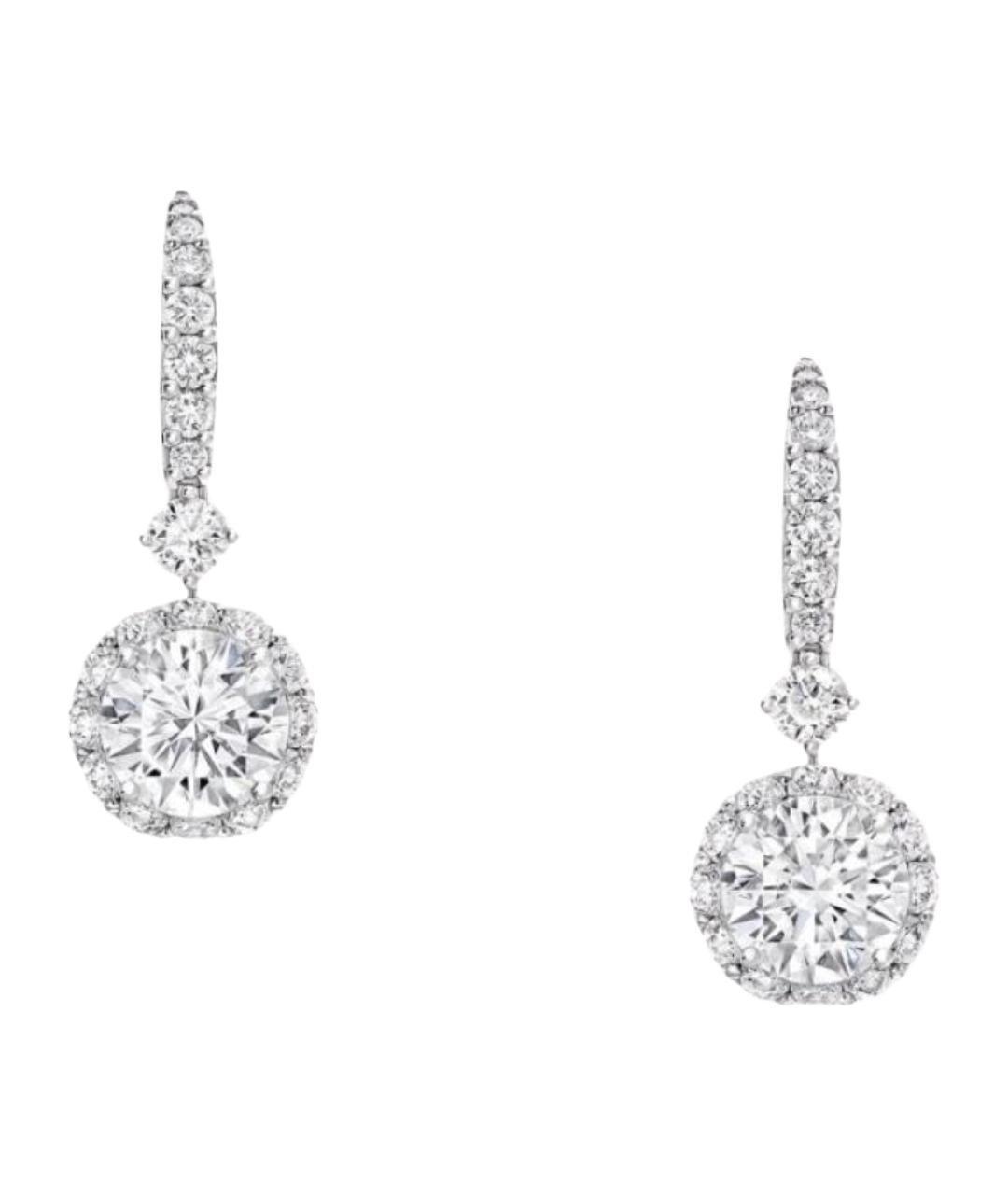 GRAFF Серебряные серьги из белого золота, фото 1