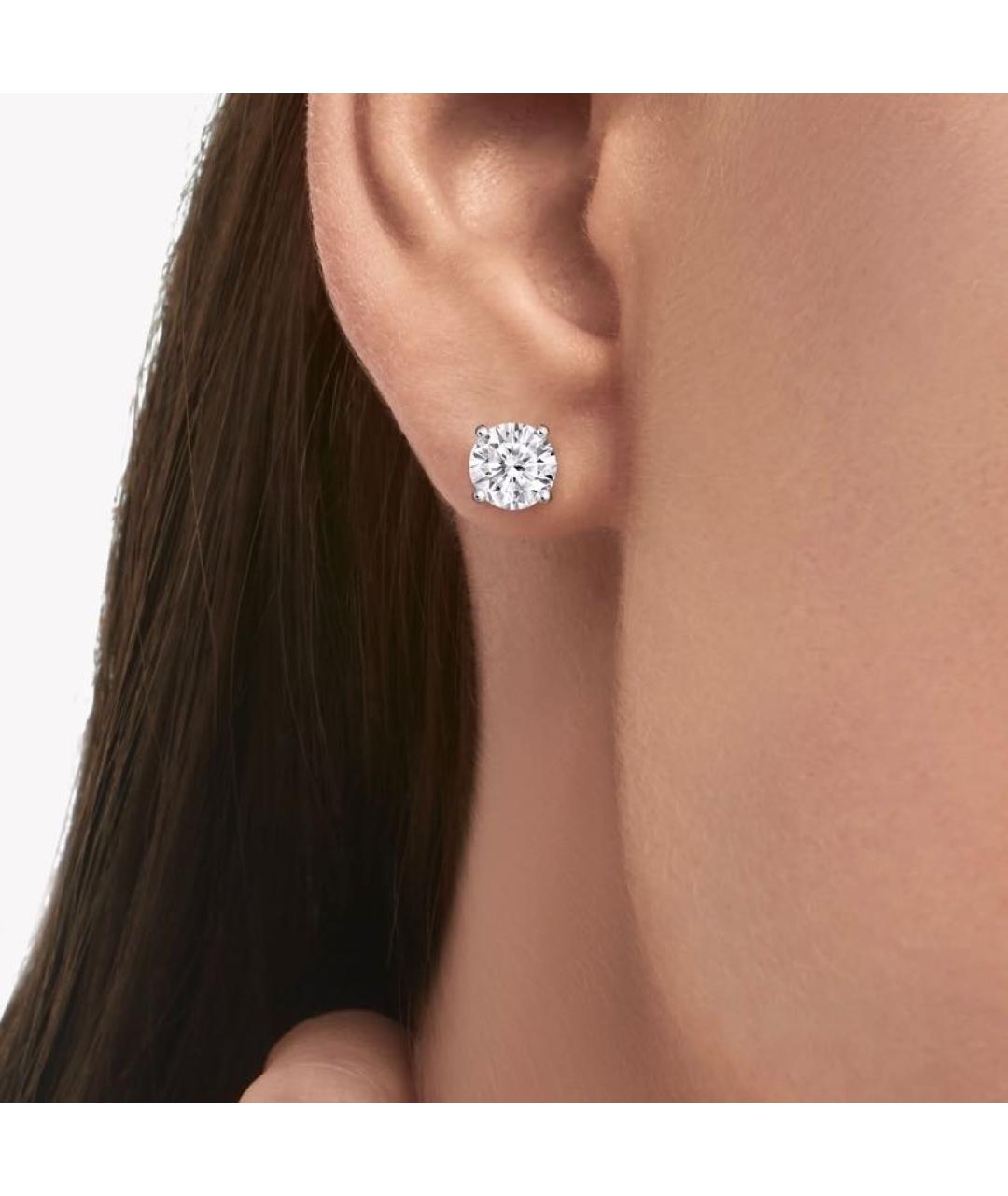 GRAFF Серебряные серьги из белого золота, фото 4