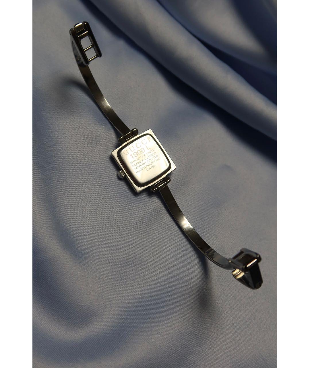 GUCCI Серебряные стальные часы, фото 2