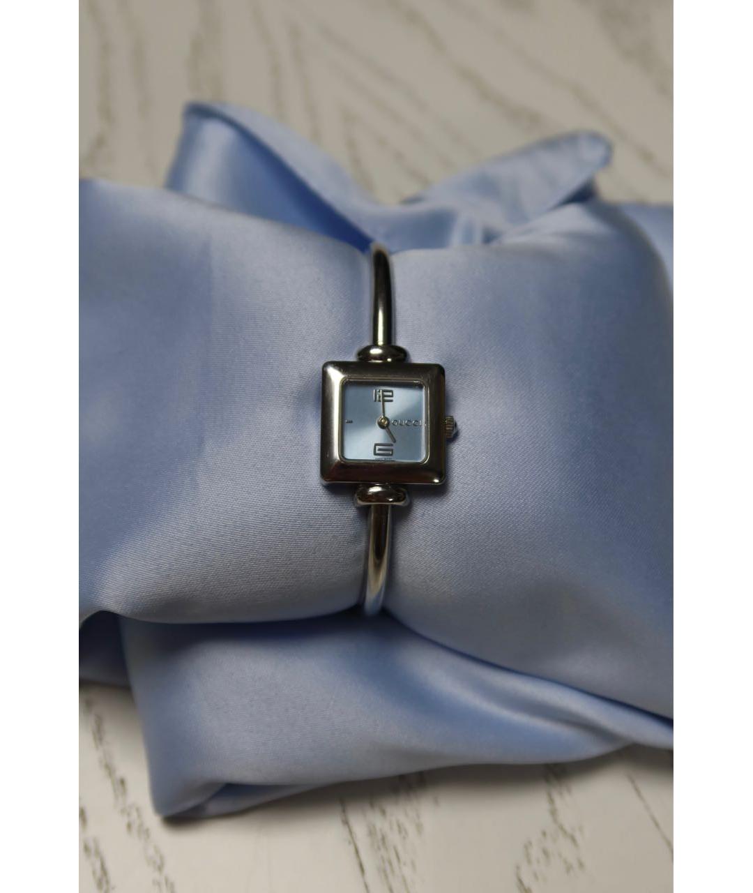 GUCCI Серебряные стальные часы, фото 9